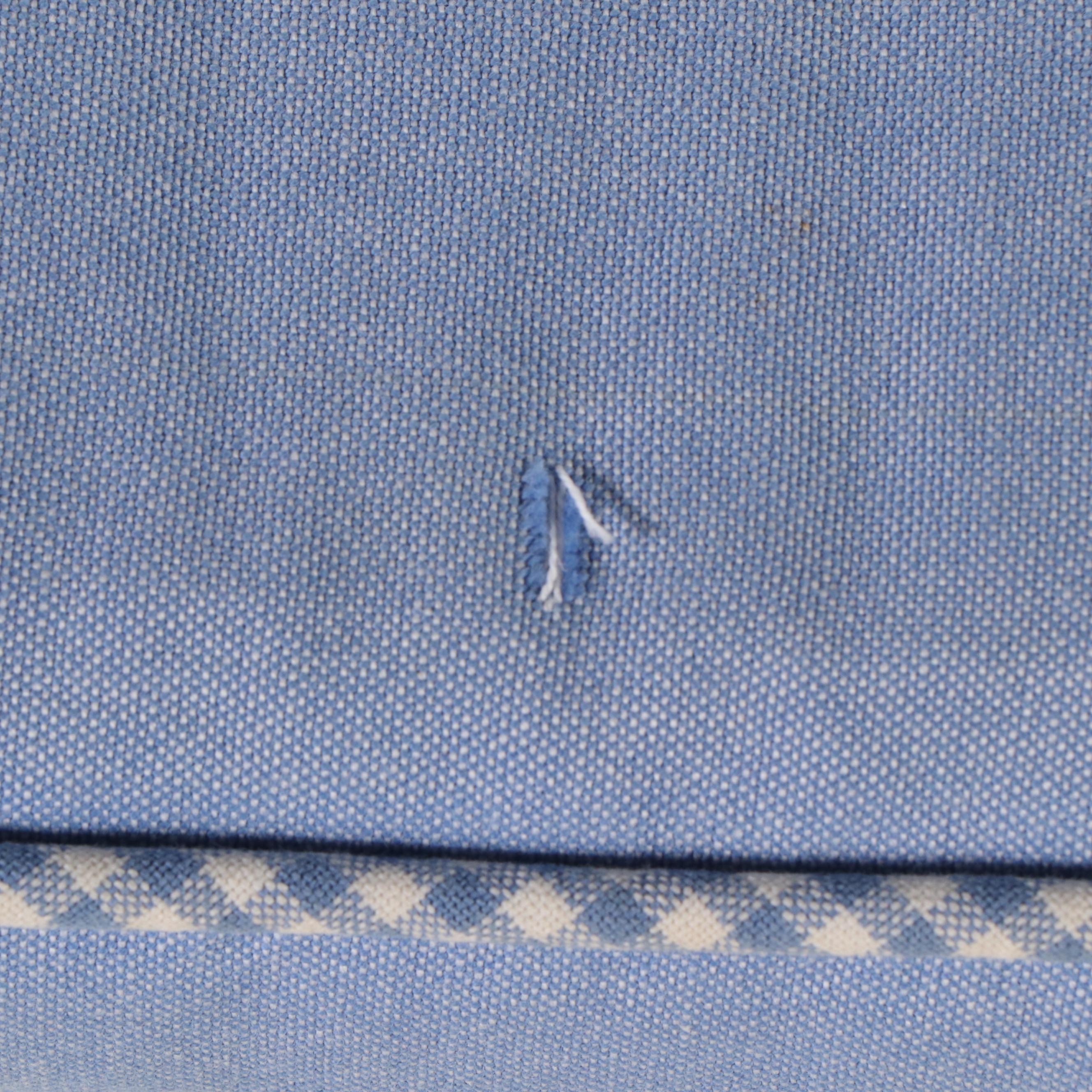 Contemporary White Painted Wood Bench with Cushion