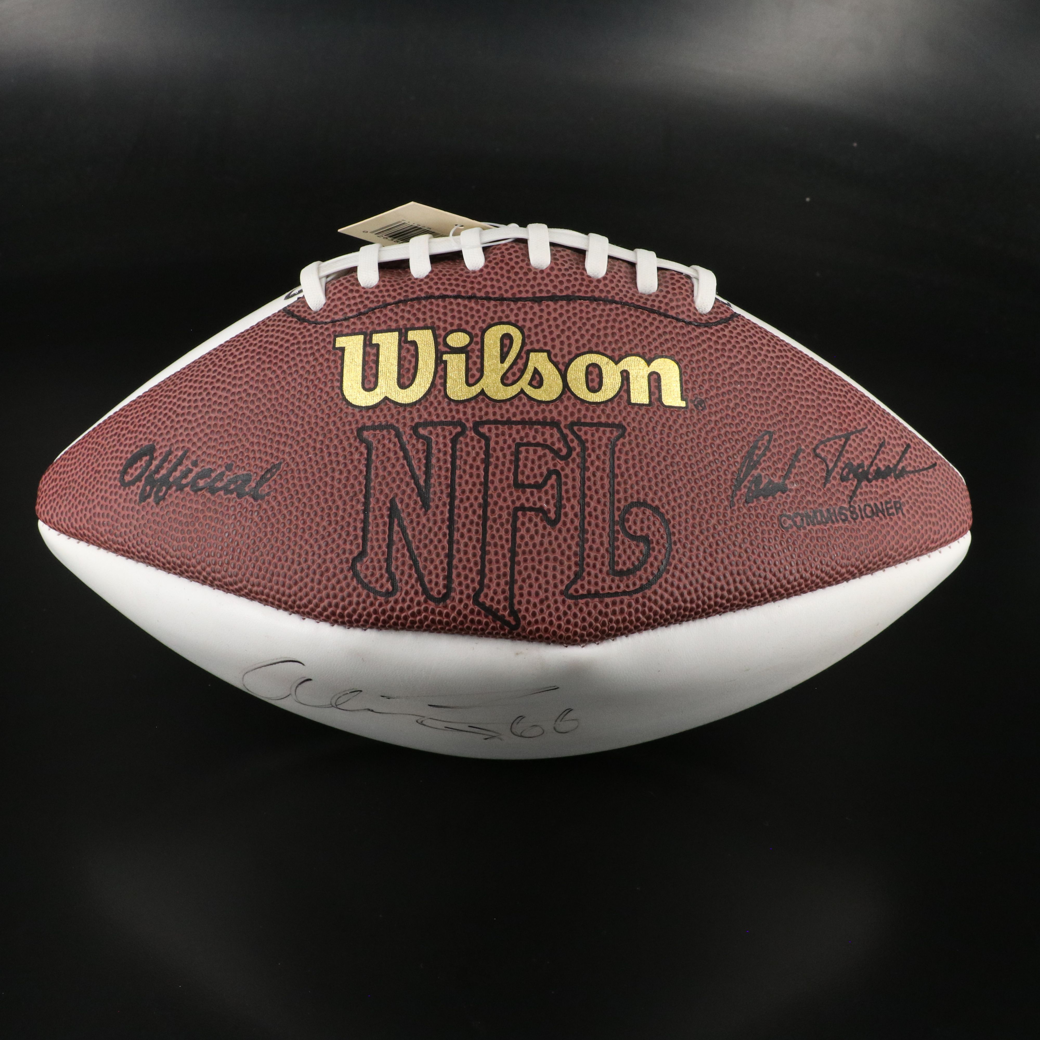 Alex Cappa Signed Wilson Football, Cincinnati Bengals