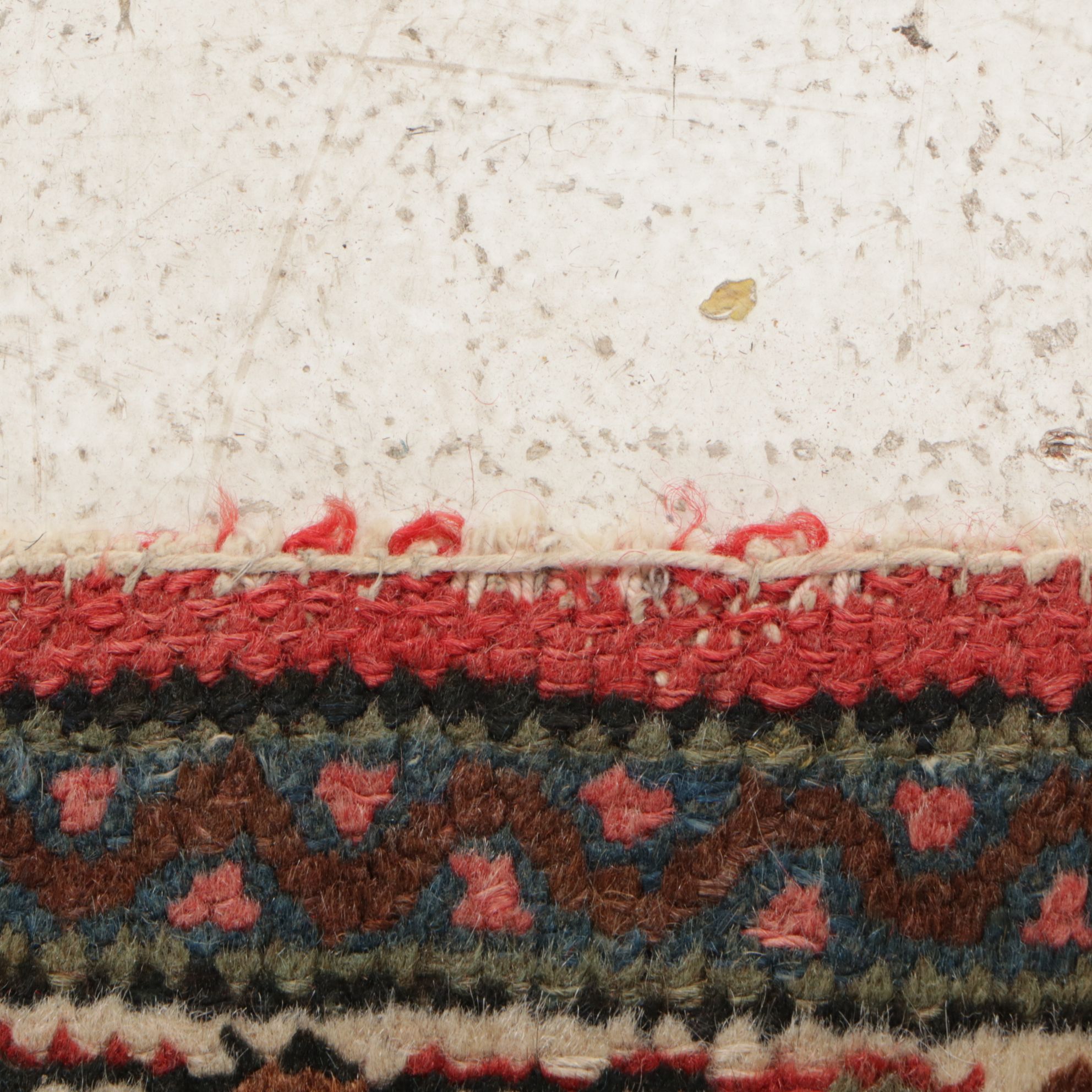 4'4 x 6'9 Hand-Knotted Persian Hamadan Area Rug