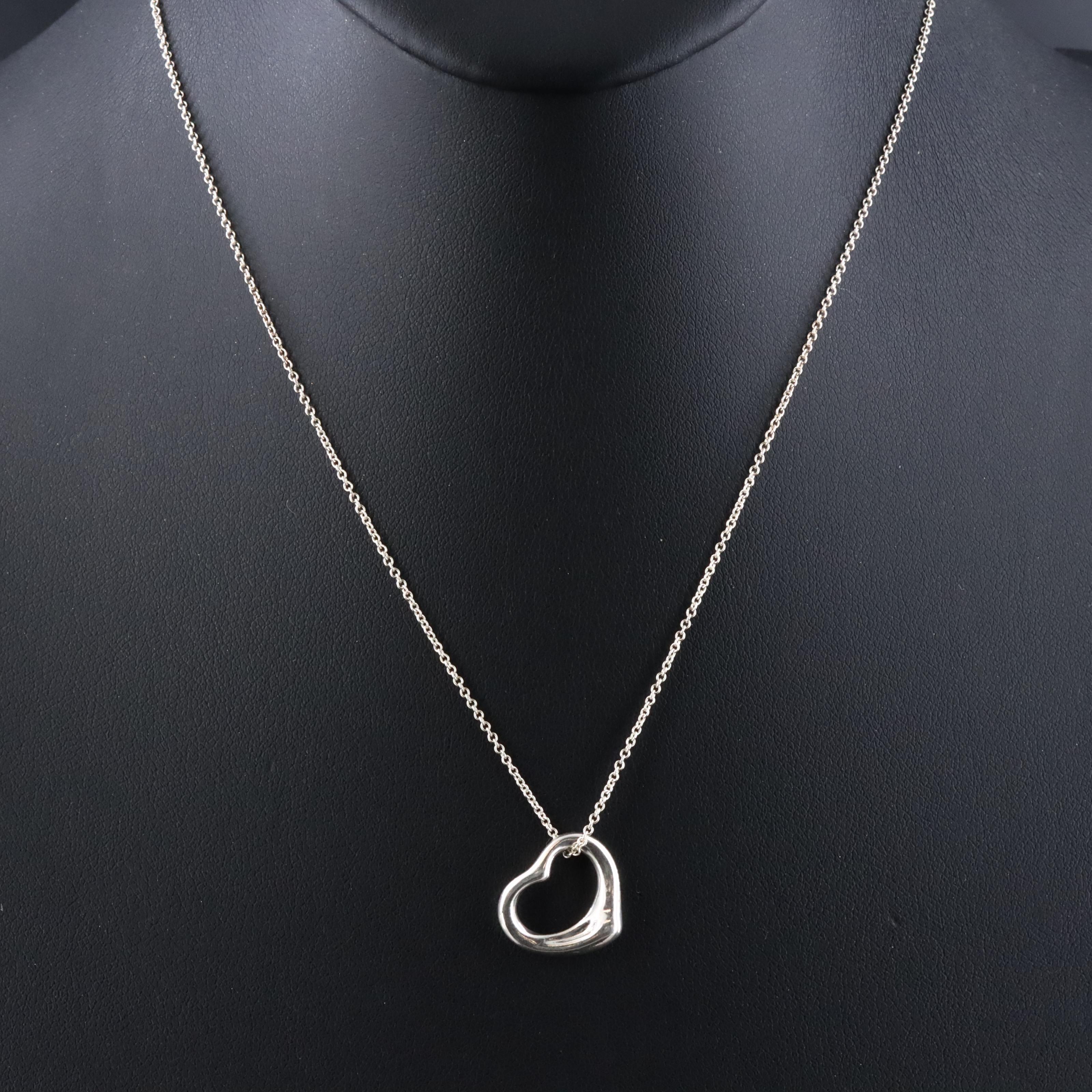 Elsa Peretti for Tiffany & Co. Open Heart Necklace