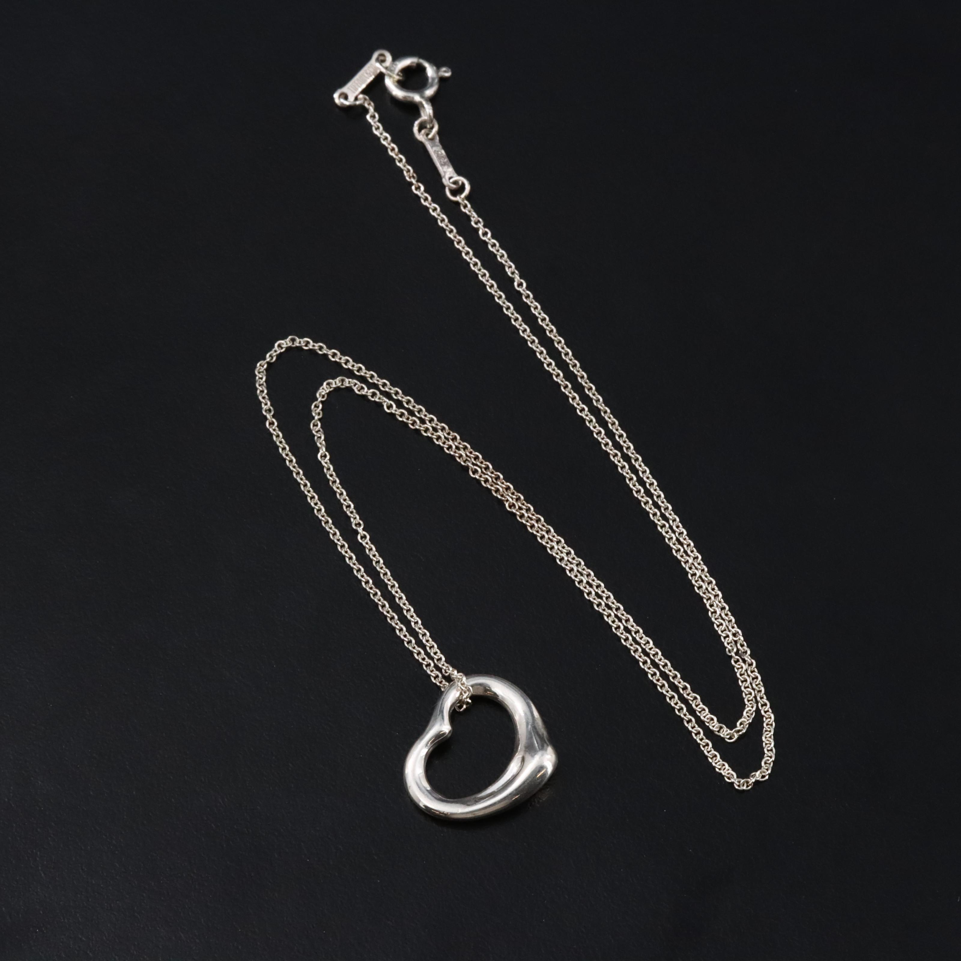 Elsa Peretti for Tiffany & Co. Open Heart Necklace