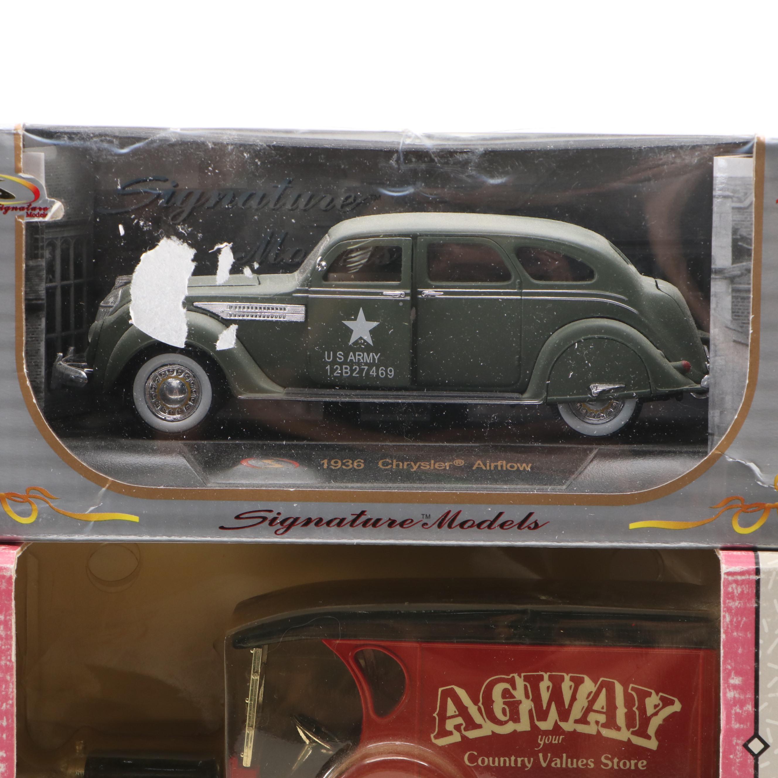 Signature 1936 Chrysler Airflow and Other Diecast Vehicles