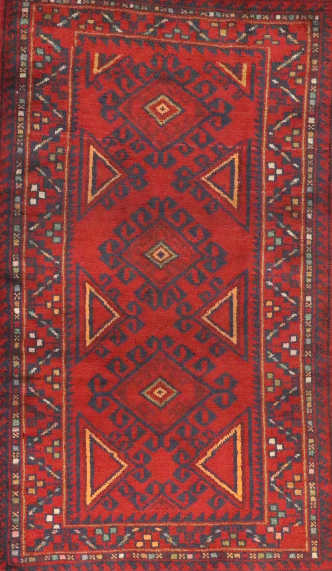 Hand-Knotted Afghan Baluch Balisht Bag Pillow Cover