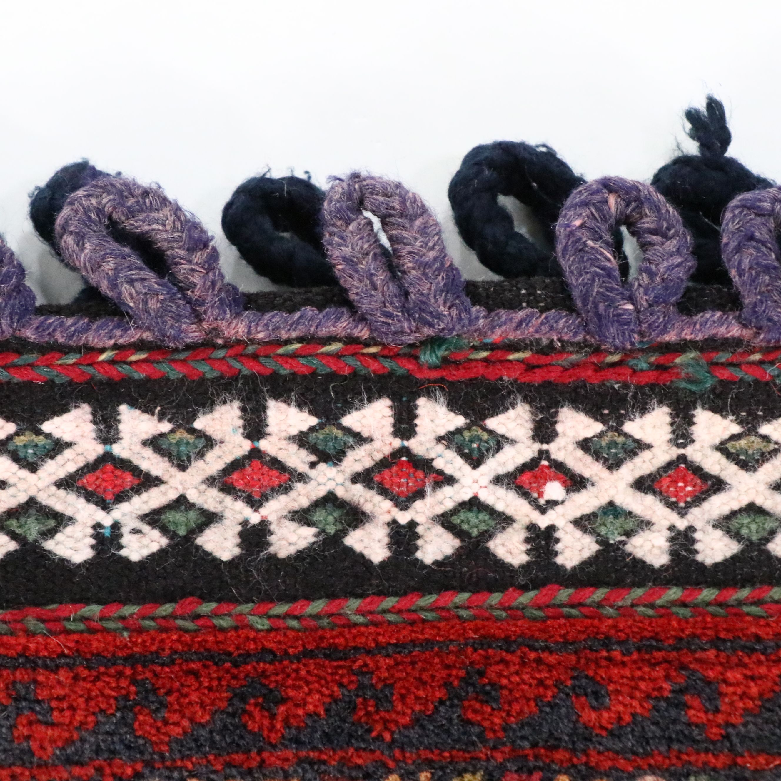 Hand-Knotted Afghan Baluch Balisht Bag Pillow Cover