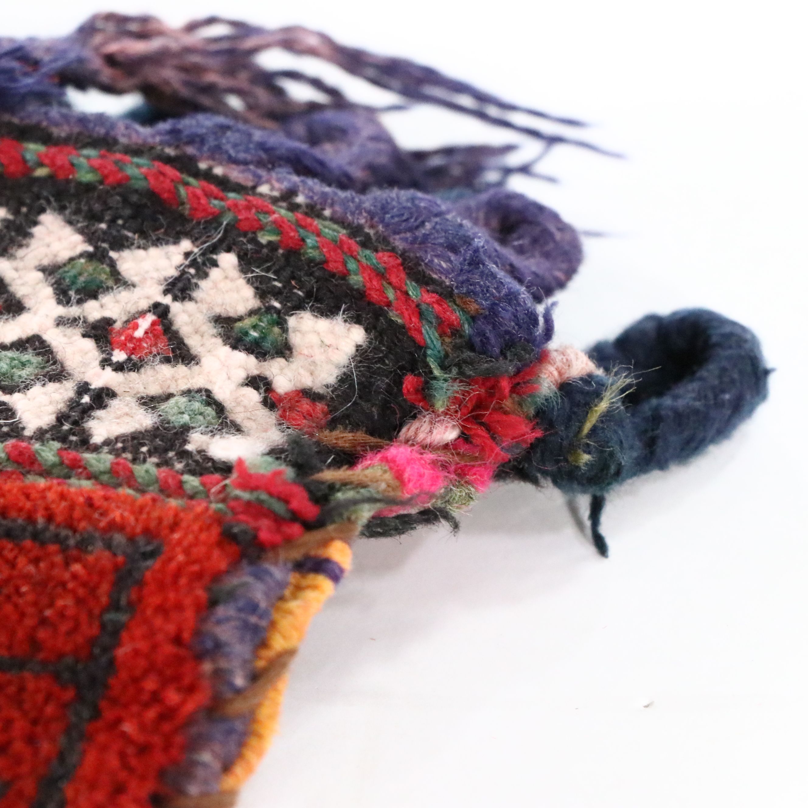 Hand-Knotted Afghan Baluch Balisht Bag Pillow Cover