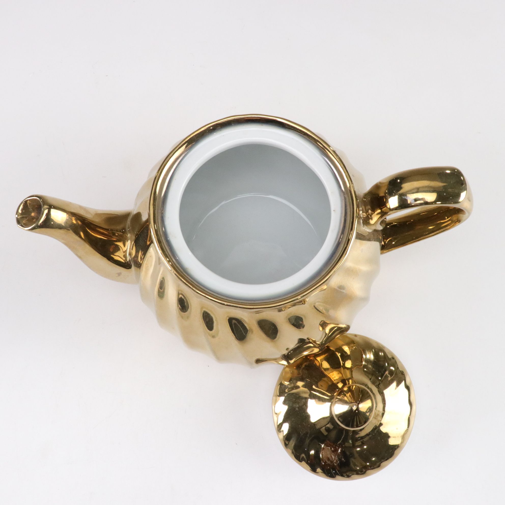 Japan Gilt Porcelain Dinnerware & Glass Ice Cream Bowls