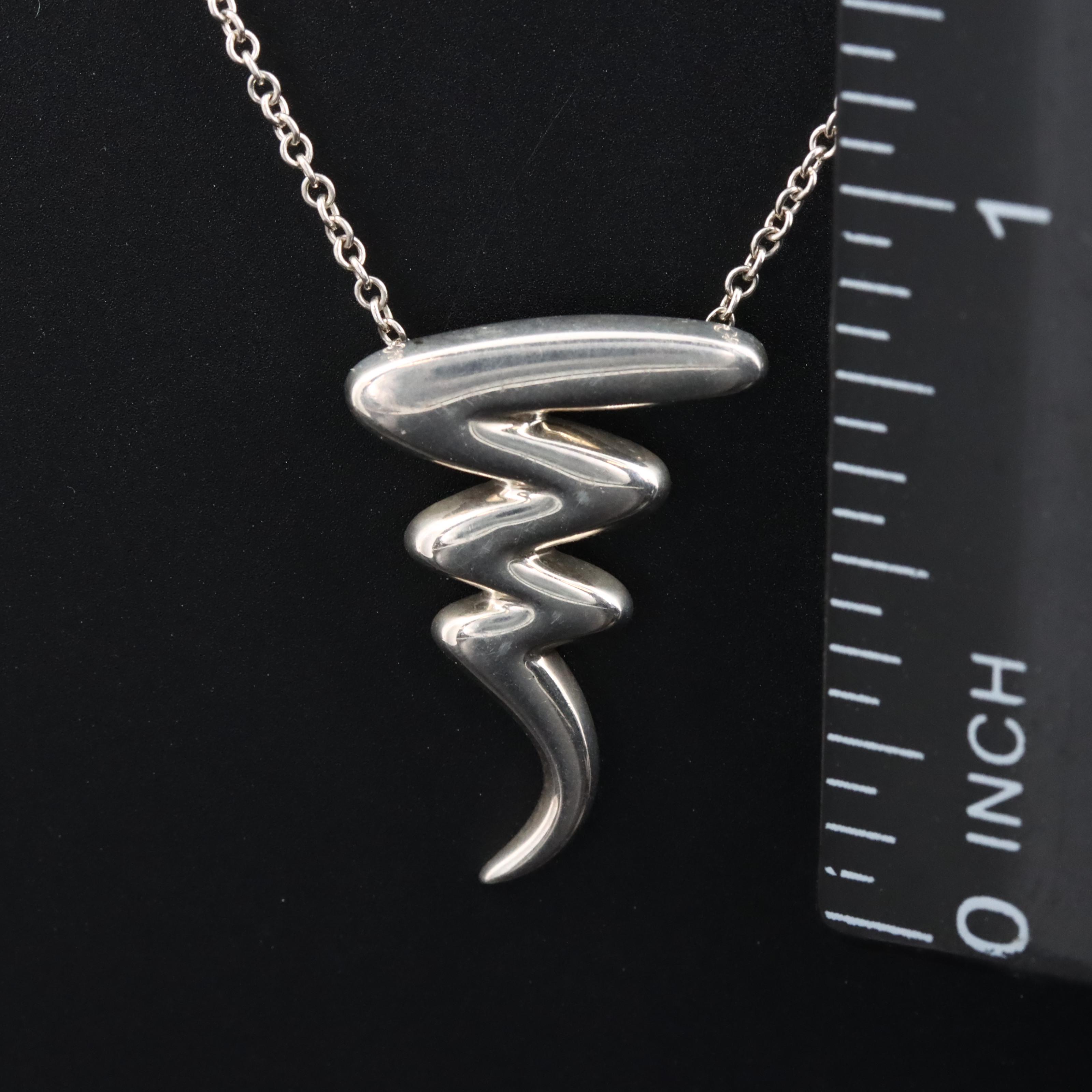 Paloma Picasso for Tiffany & Co. Sterling Scribble Necklace