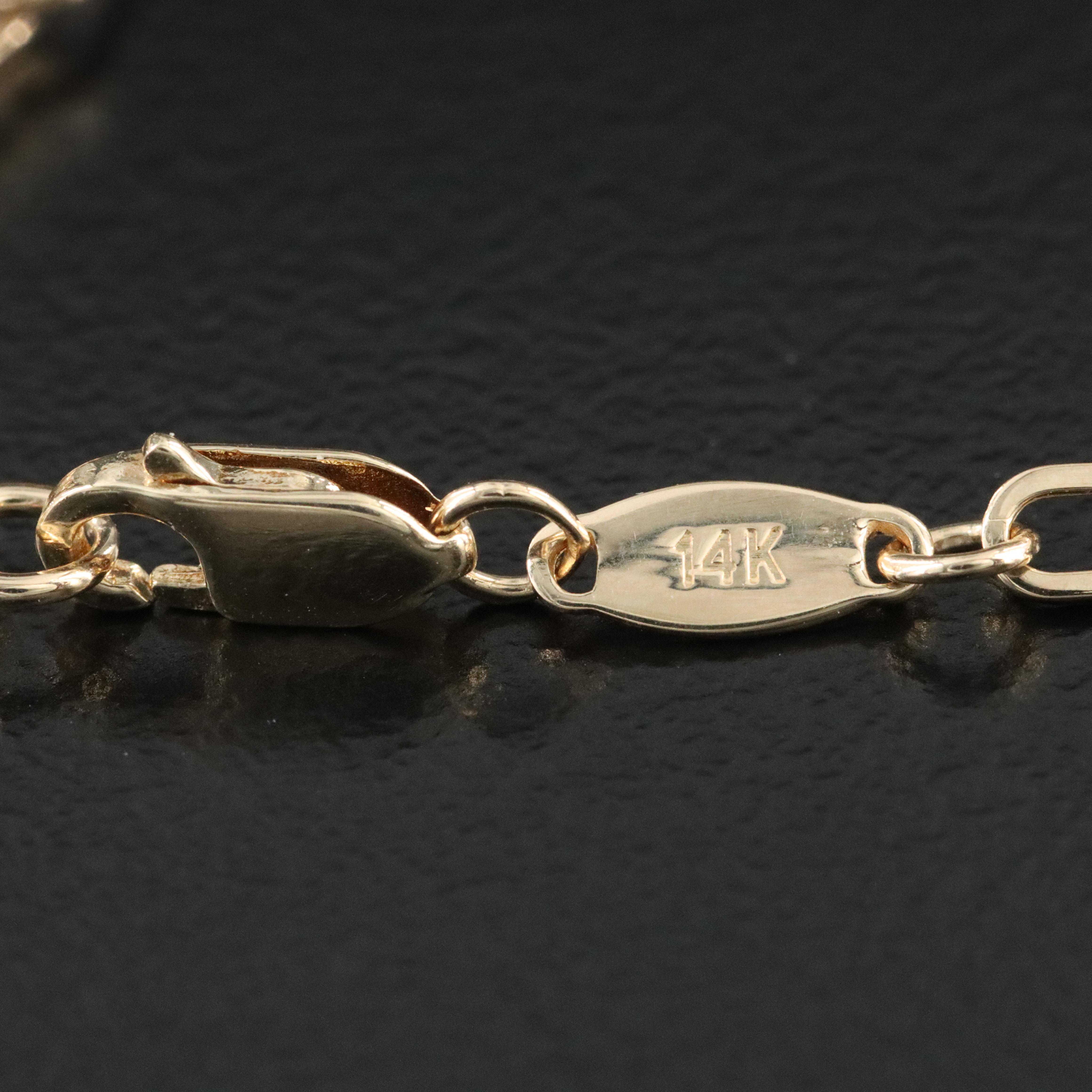 18K 8.02 CT Lab Grown Diamond Pendant and 14K Chain with IGI Report