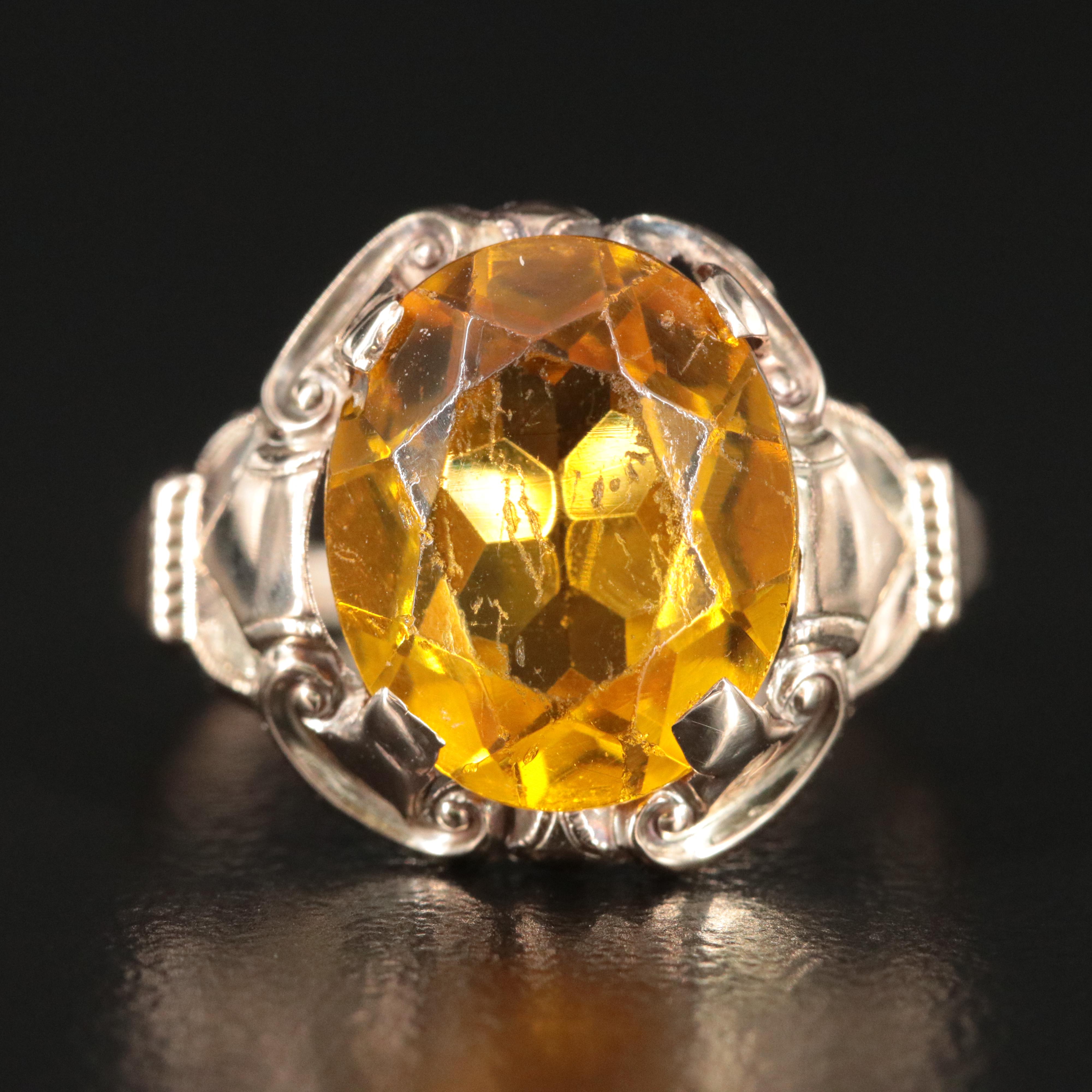 10K Glass Ring