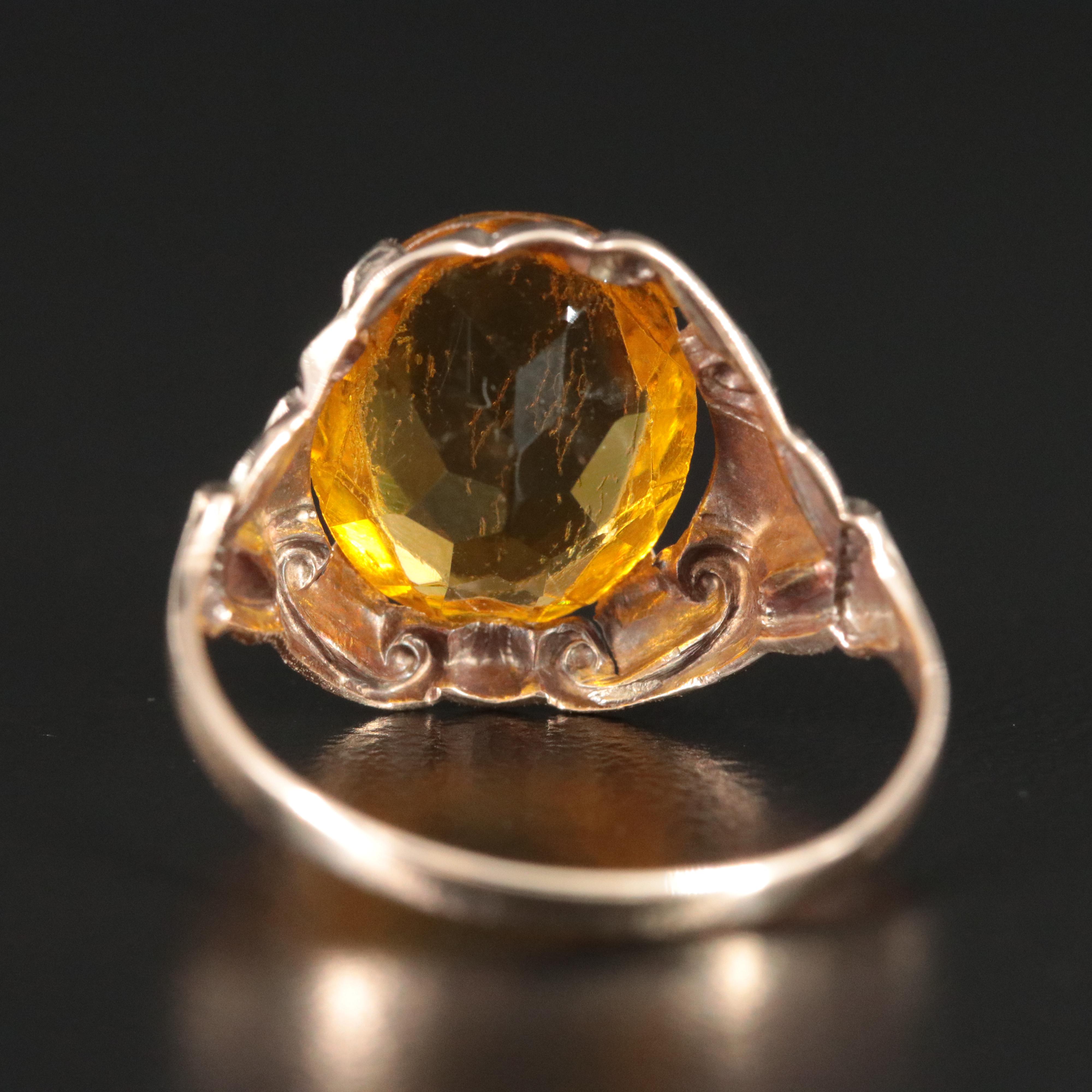10K Glass Ring