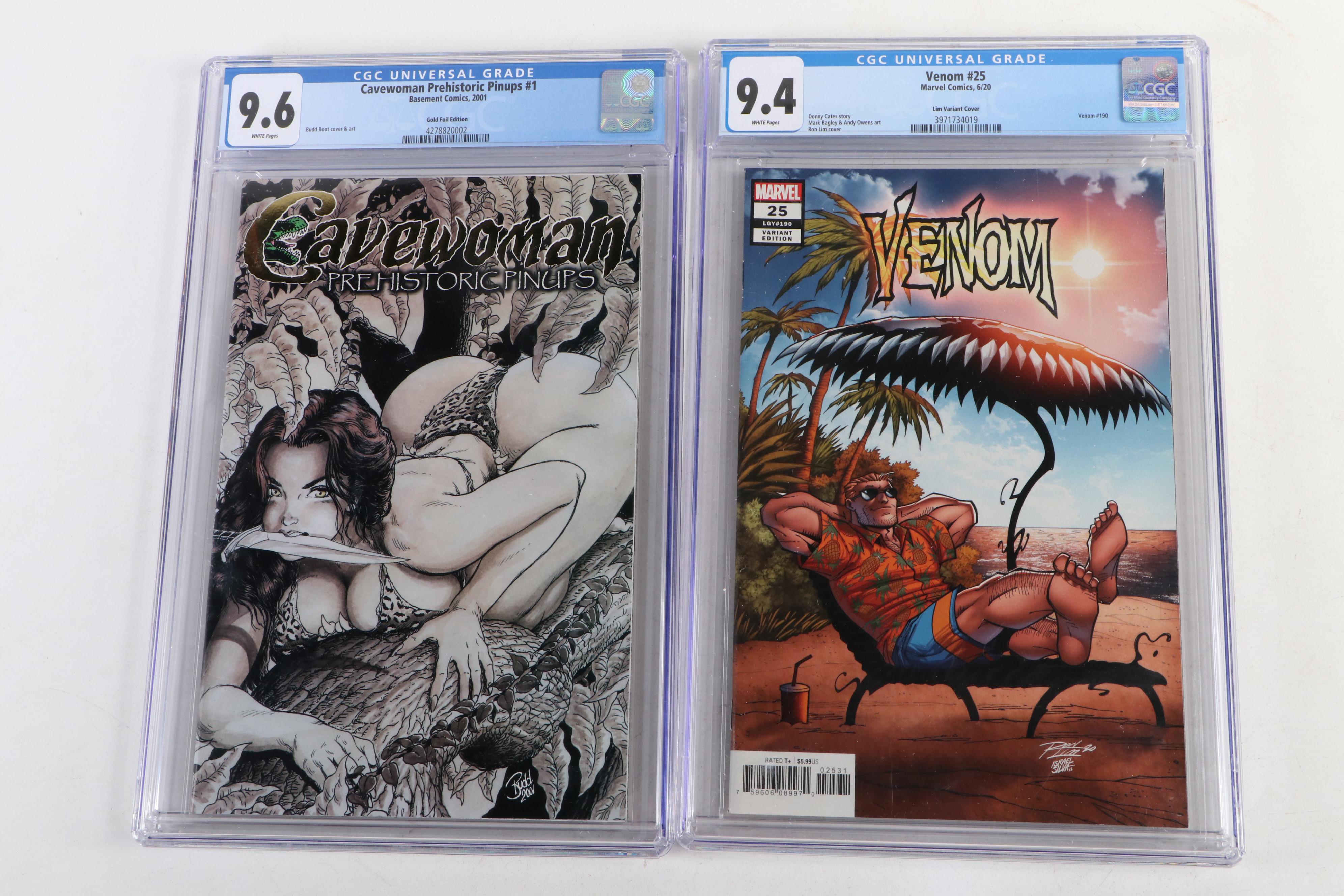 Modern Age Comic Books Featuring CGC Graded "The Sensational She-Hulk" and More