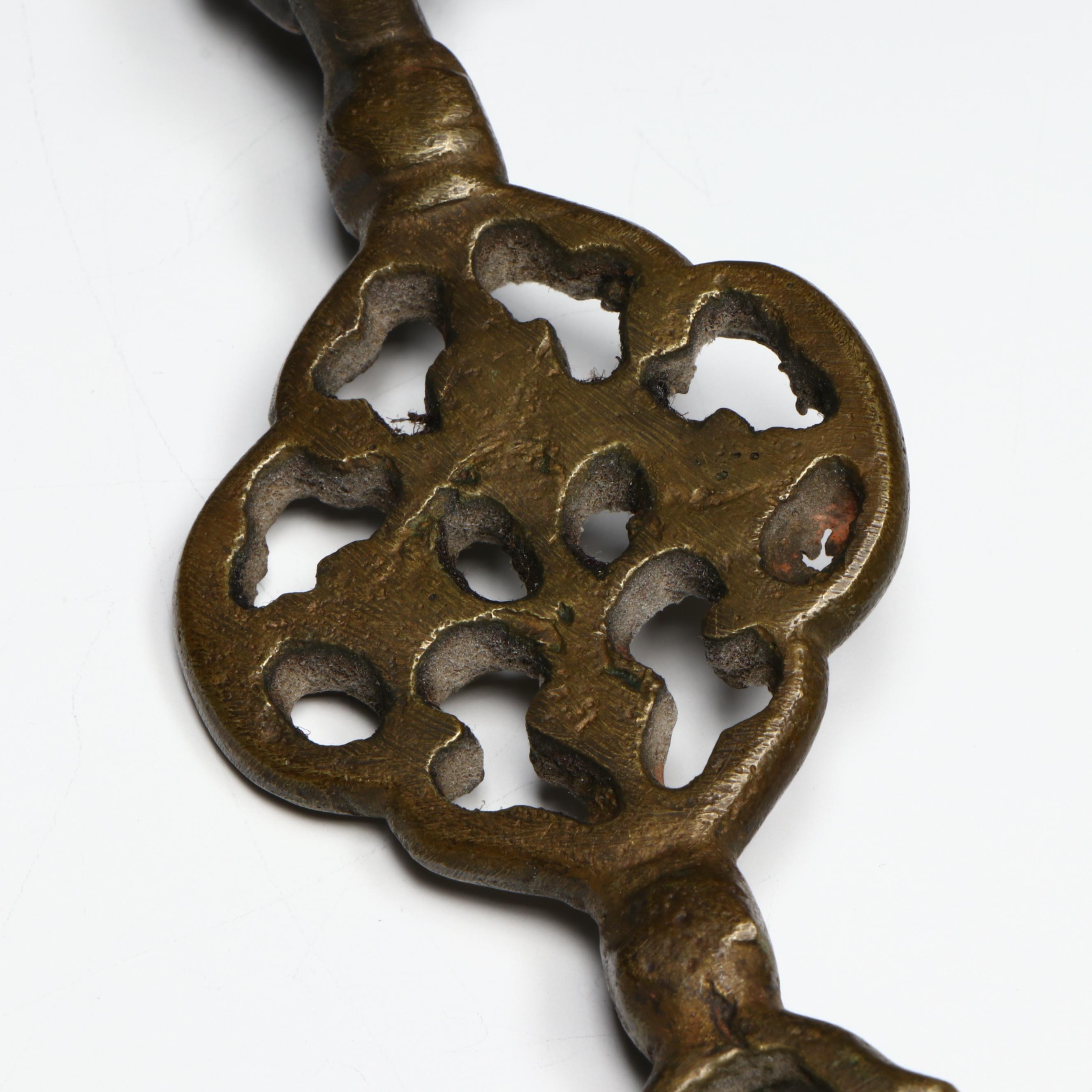 Antique Indian Brass Elephant Chain