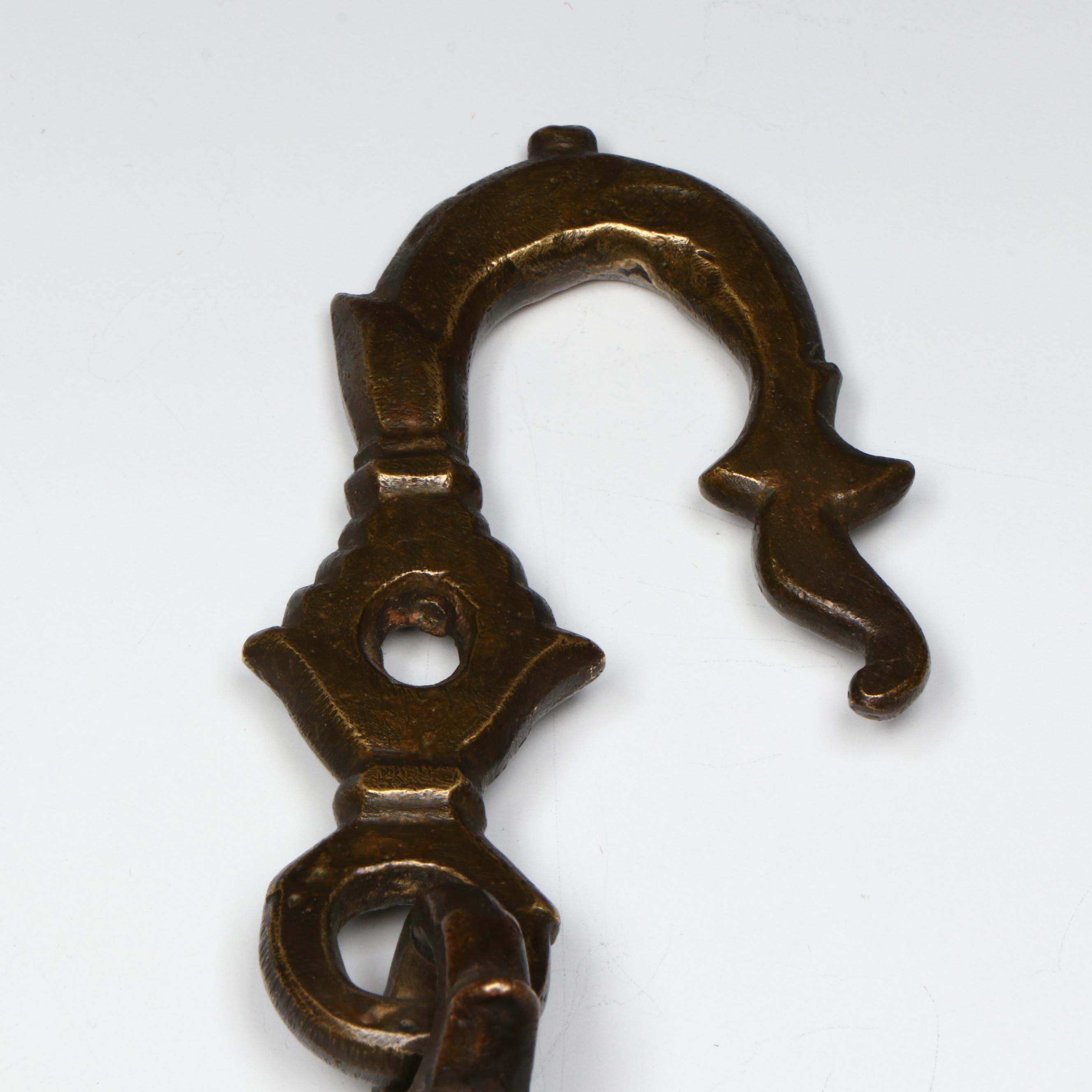 Antique Indian Brass Elephant Chain