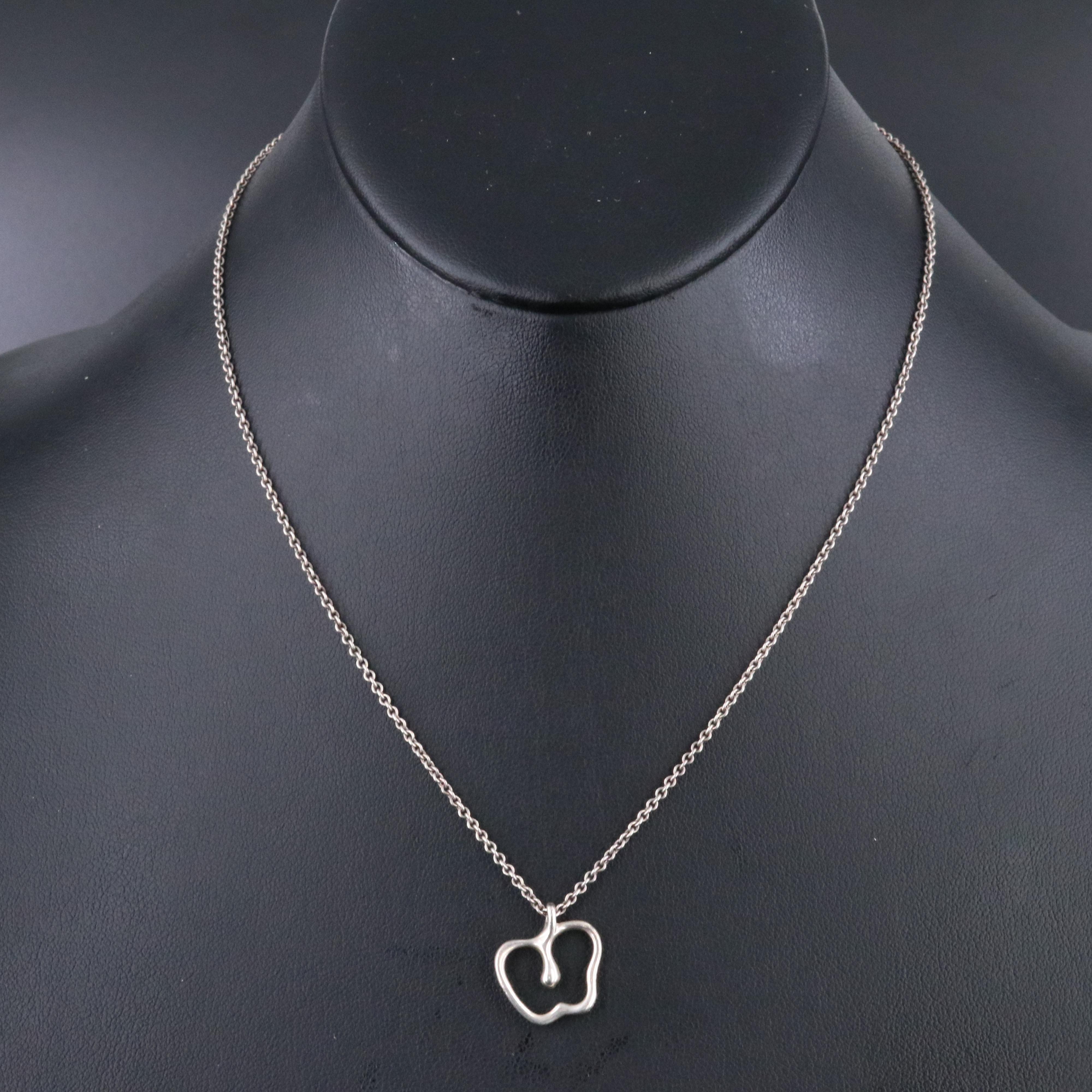 Elsa Peretti for Tiffany & Co. Sterling Apple Necklace