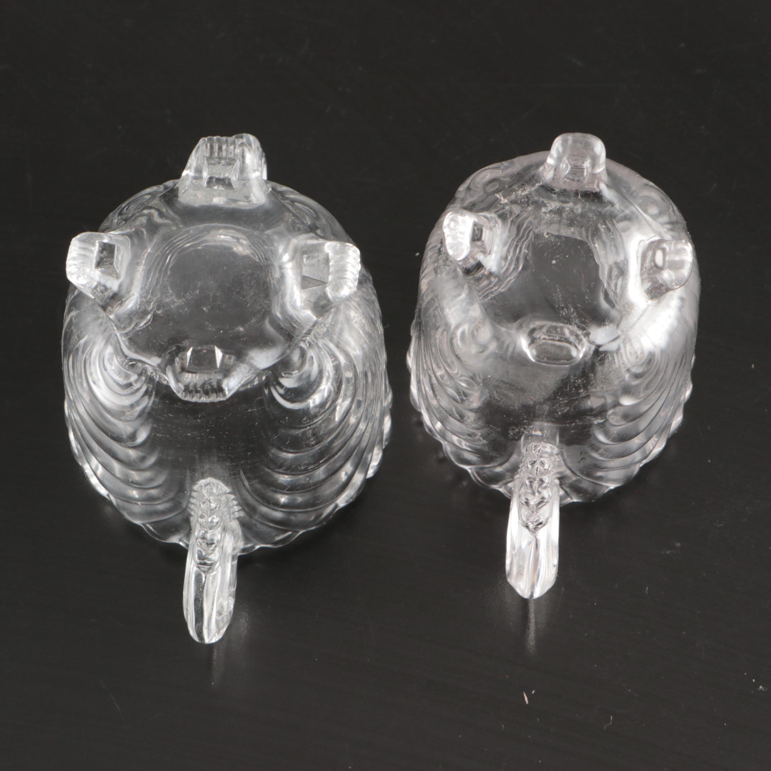 O'Hara Glass "Cadova" Footed Bowl with EAPG and Other Tableware