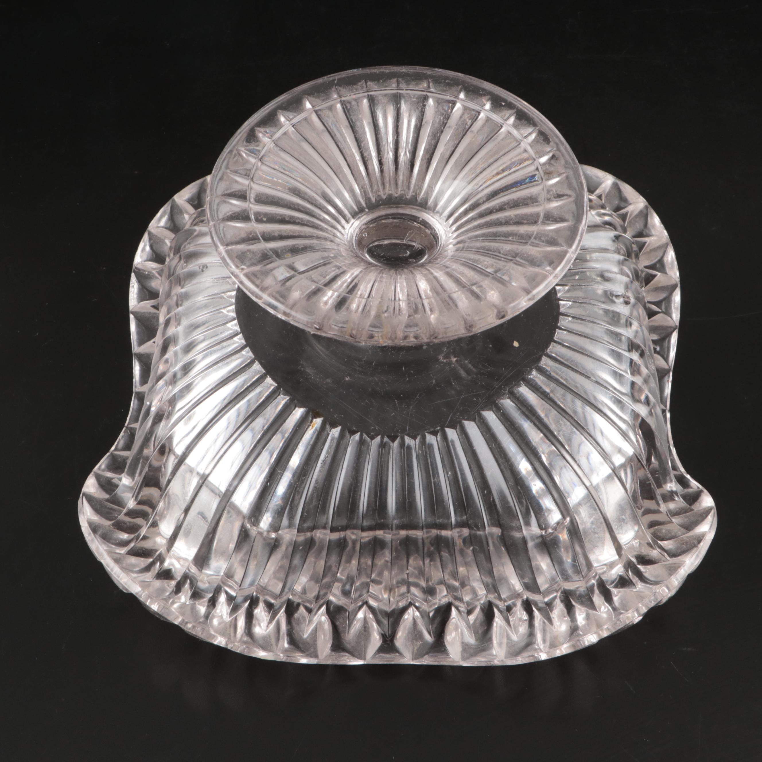 O'Hara Glass "Cadova" Footed Bowl with EAPG and Other Tableware