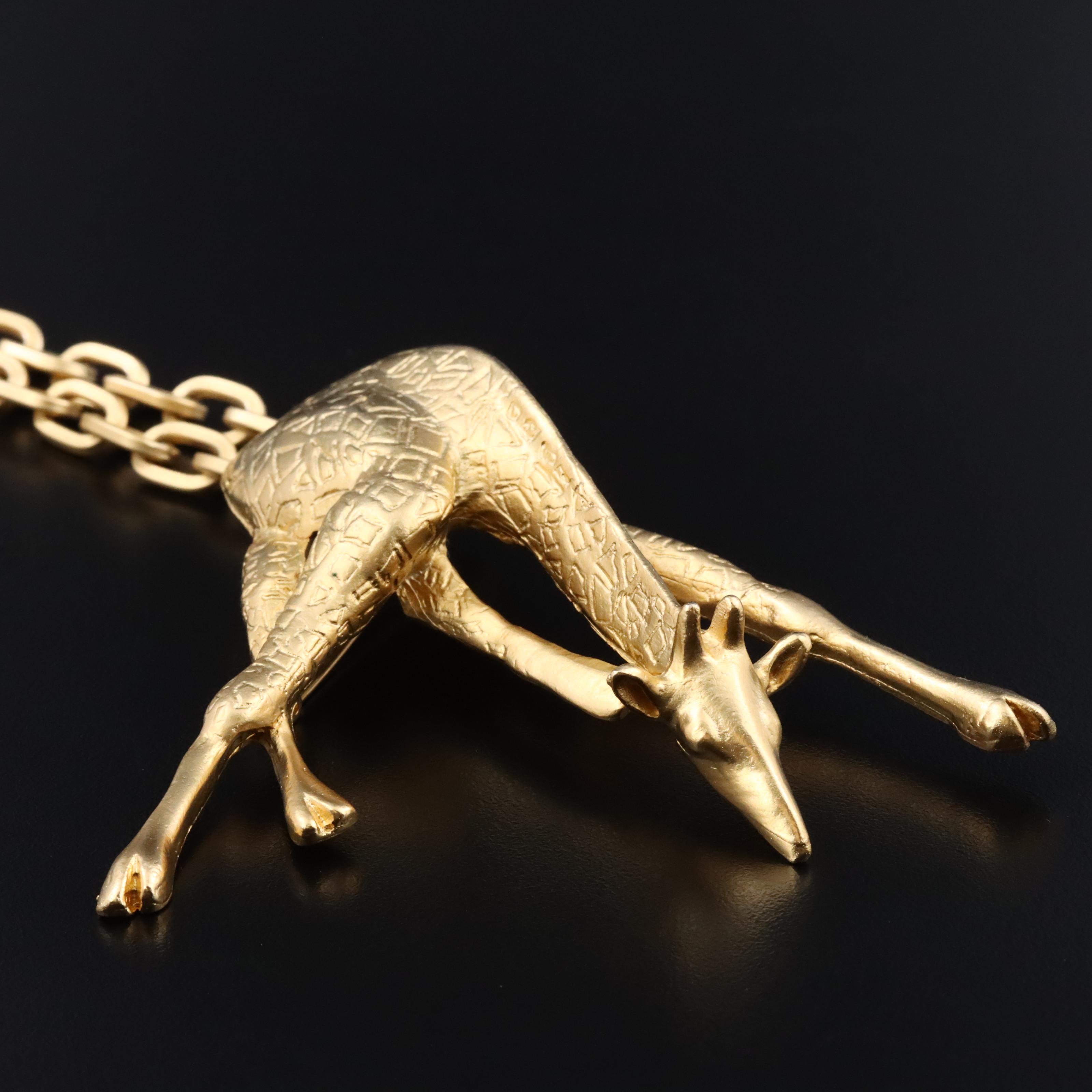 Giraffe Converter Pendant Necklace