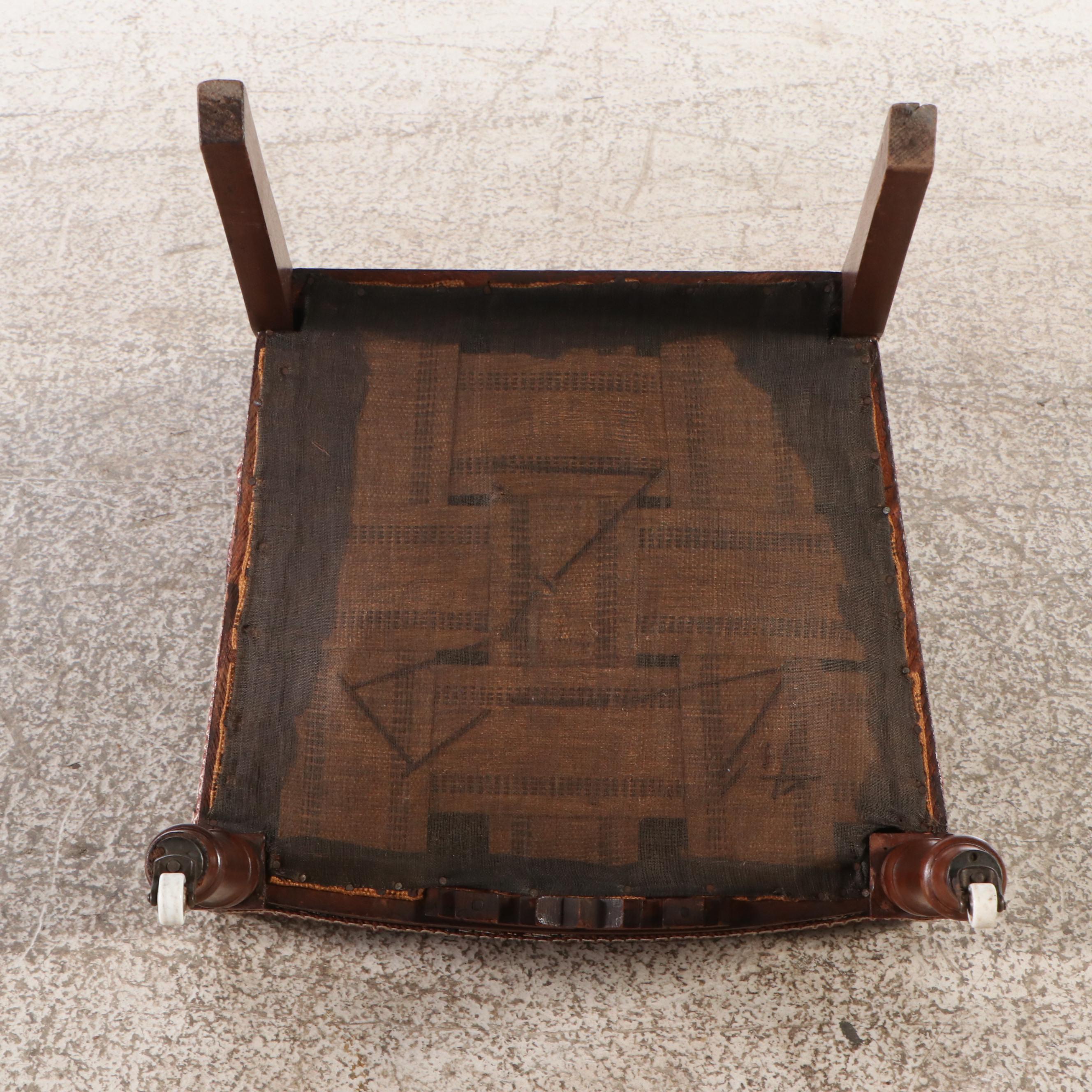 Set of Four Victorian Carved Mahogany Side Chairs