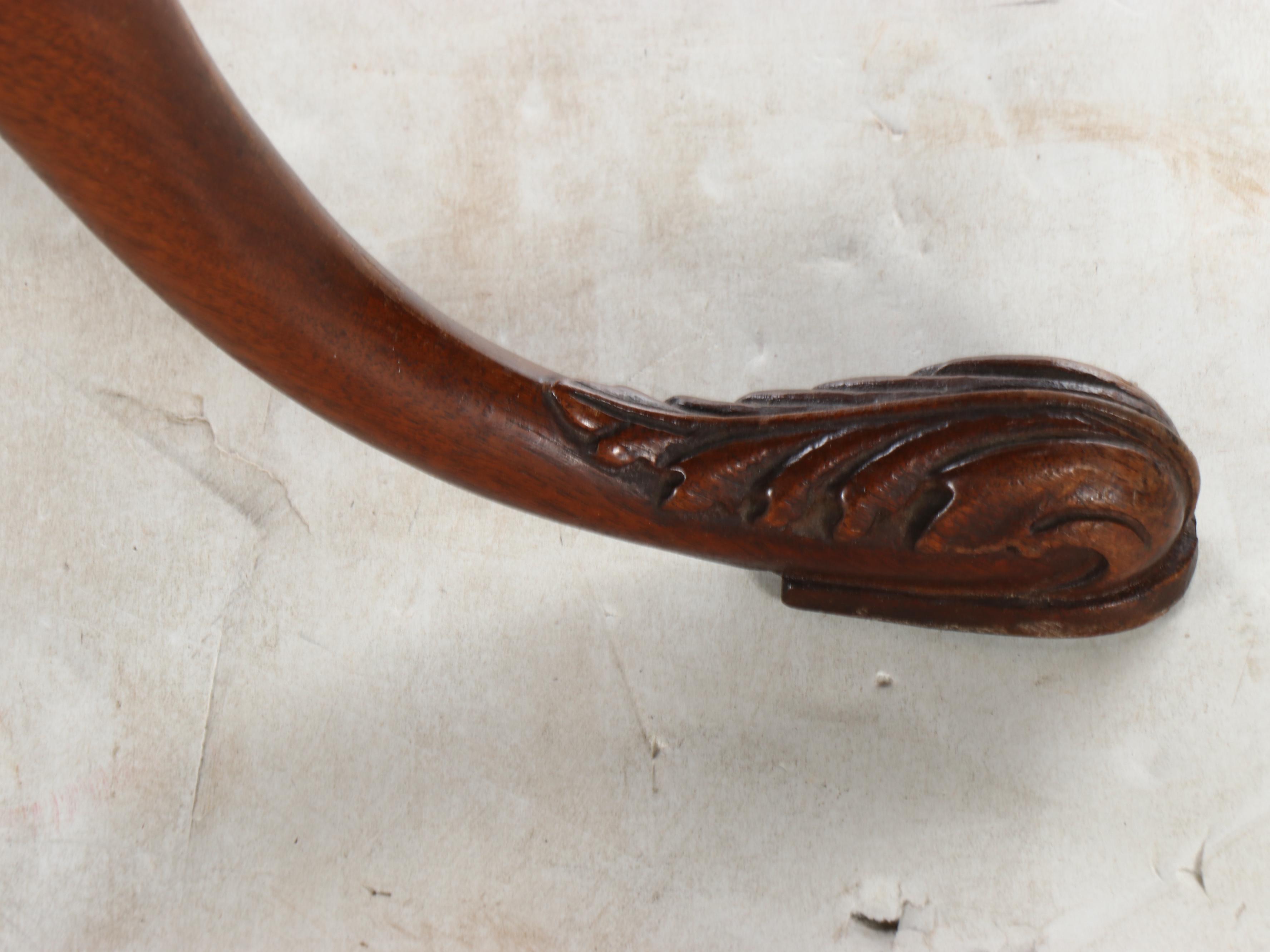 Imperial Mahogany Oval Side Table