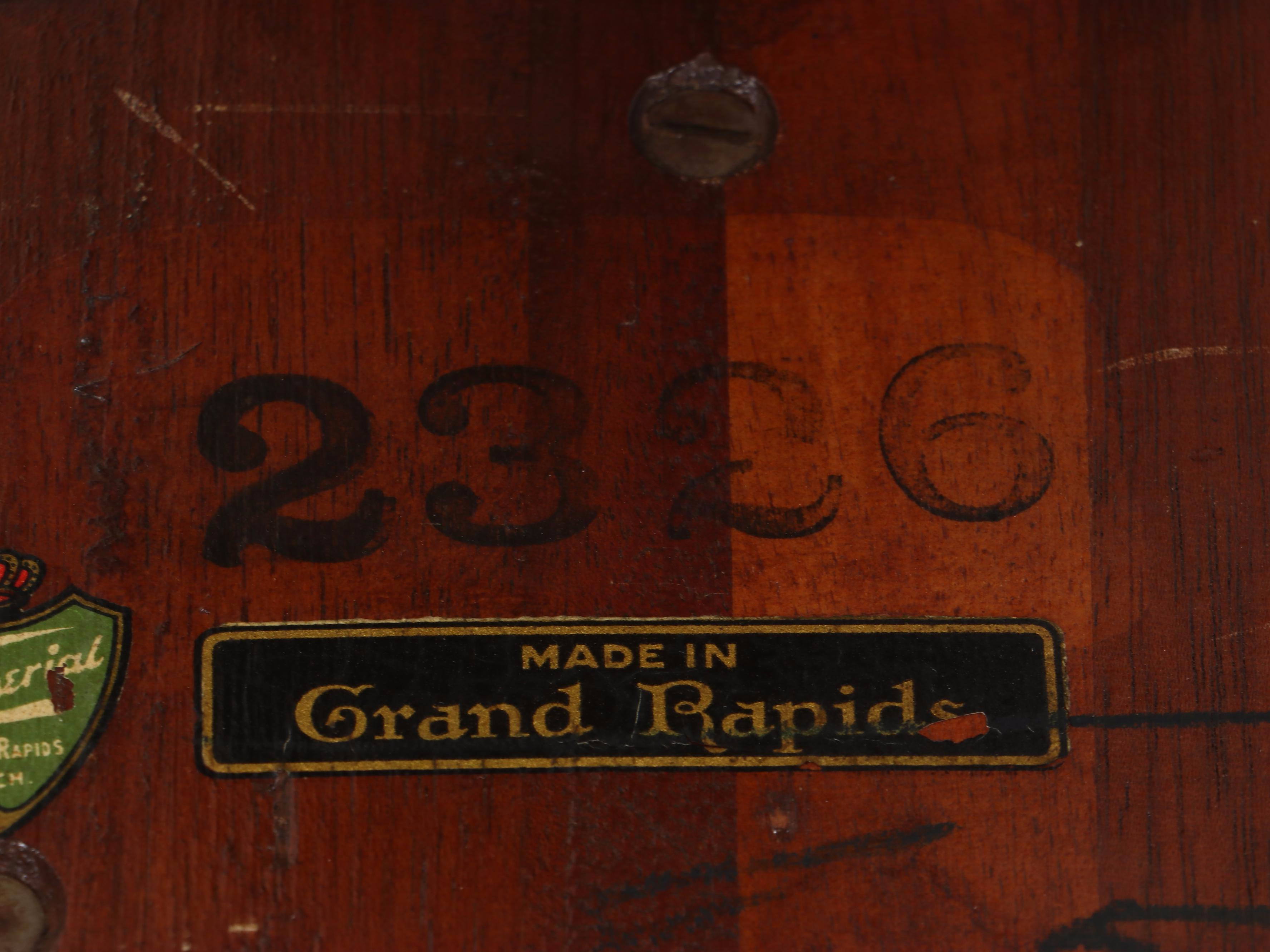 Imperial Mahogany Oval Side Table