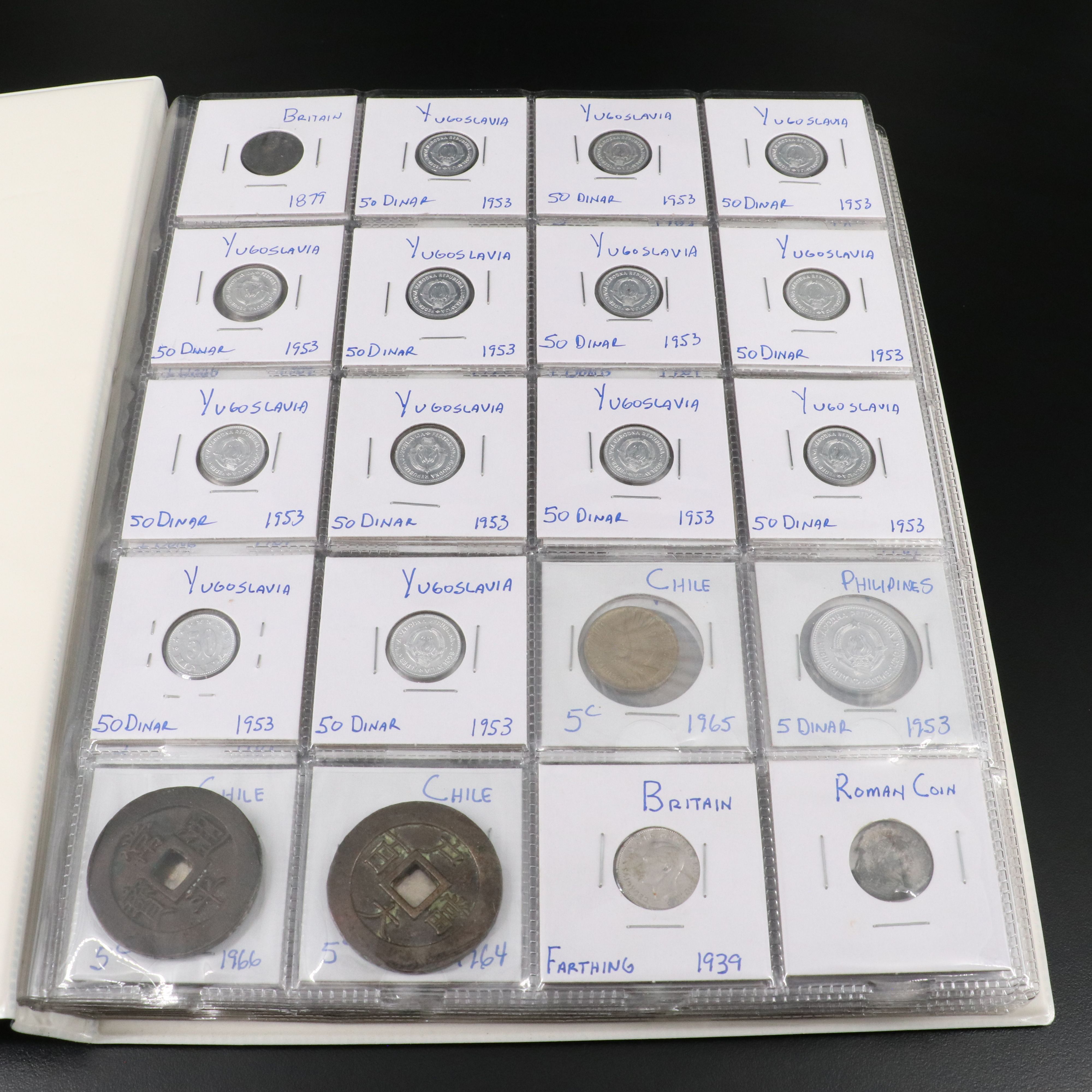 Collection of 198 Modern Foreign Coins