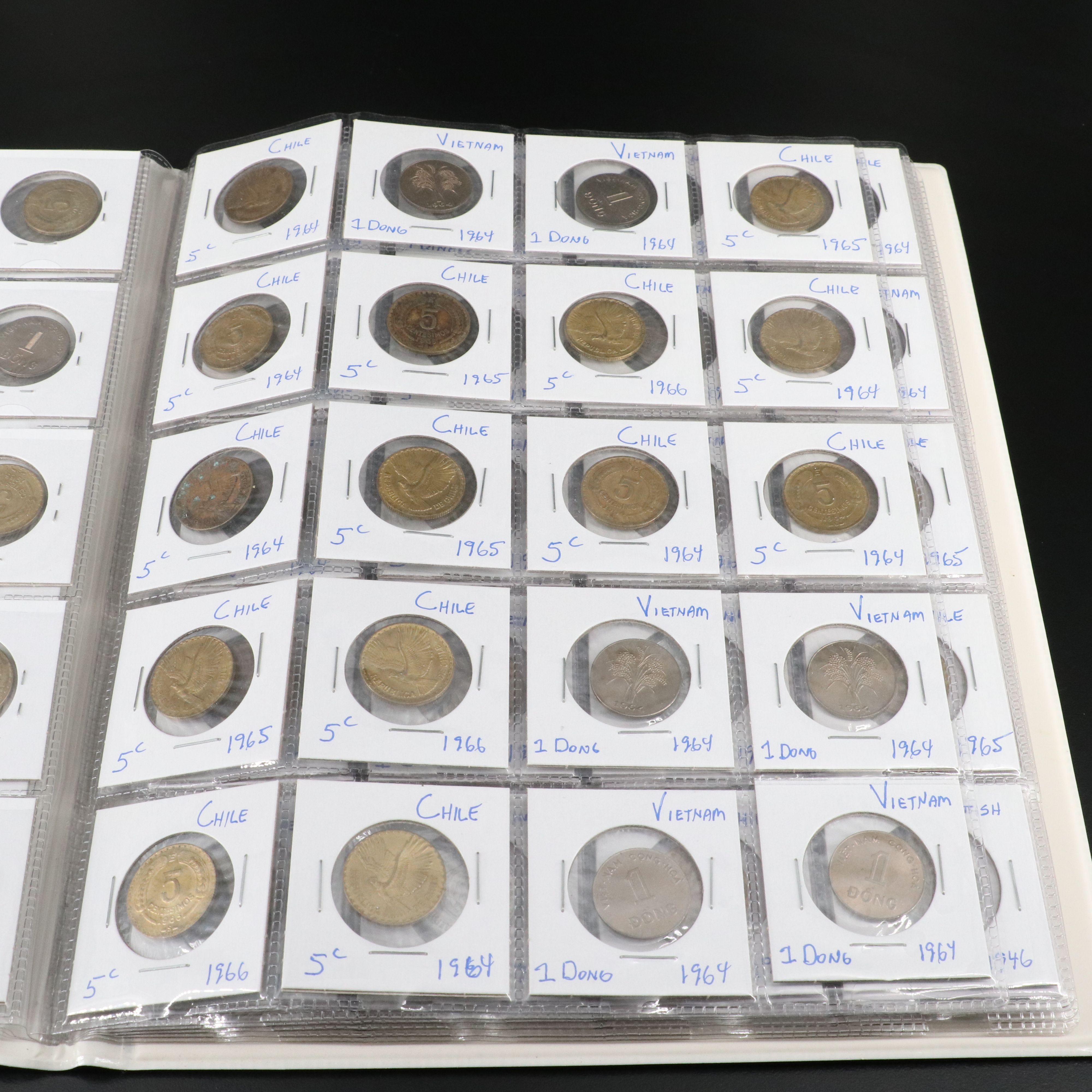 Collection of 198 Modern Foreign Coins