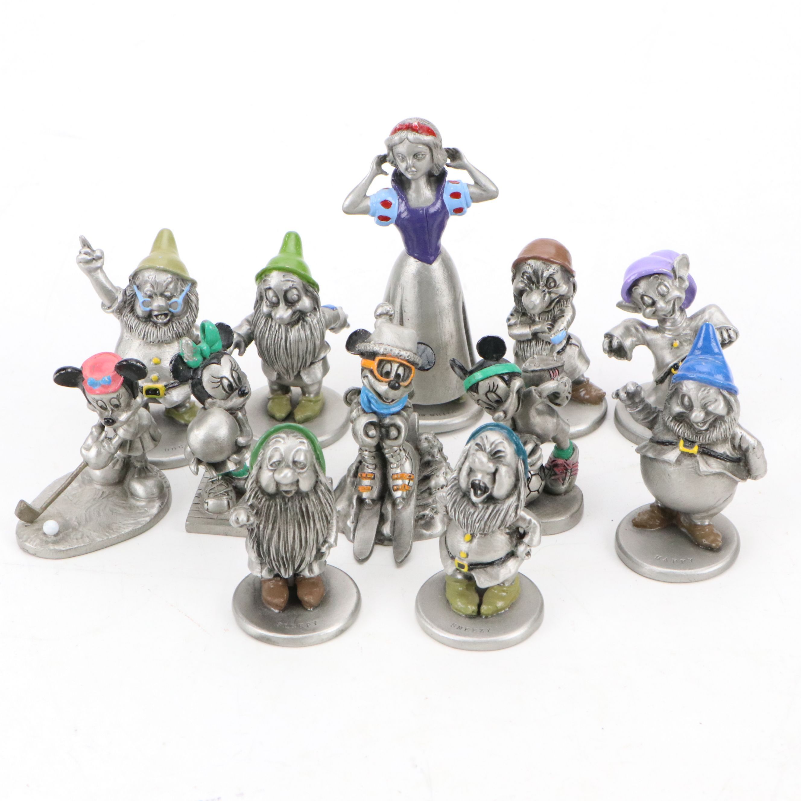 Hudson Pewter Disney Characters, 1970s-1980s