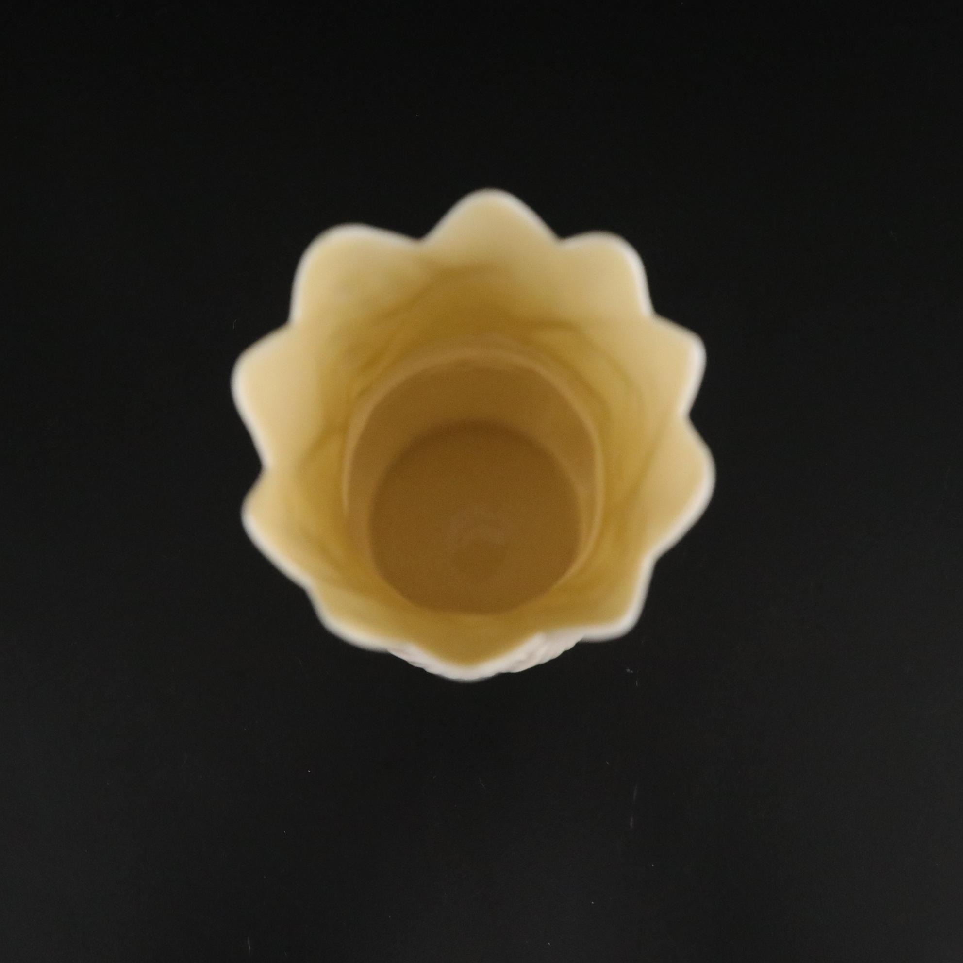 Belleek Porcelain "Lily of the Valley" Vase and Four More Items