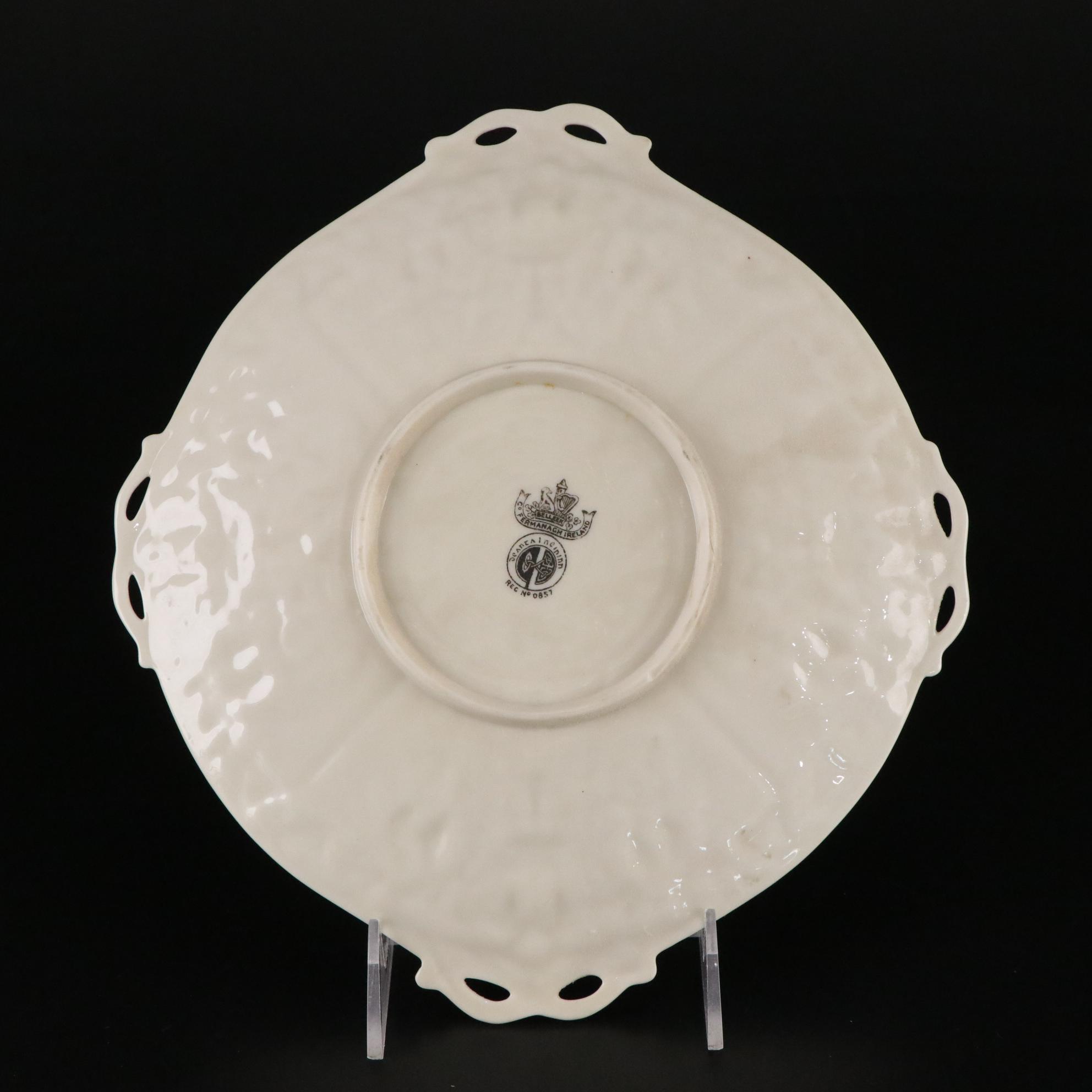 Belleek Porcelain "Lily of the Valley" Vase and Four More Items