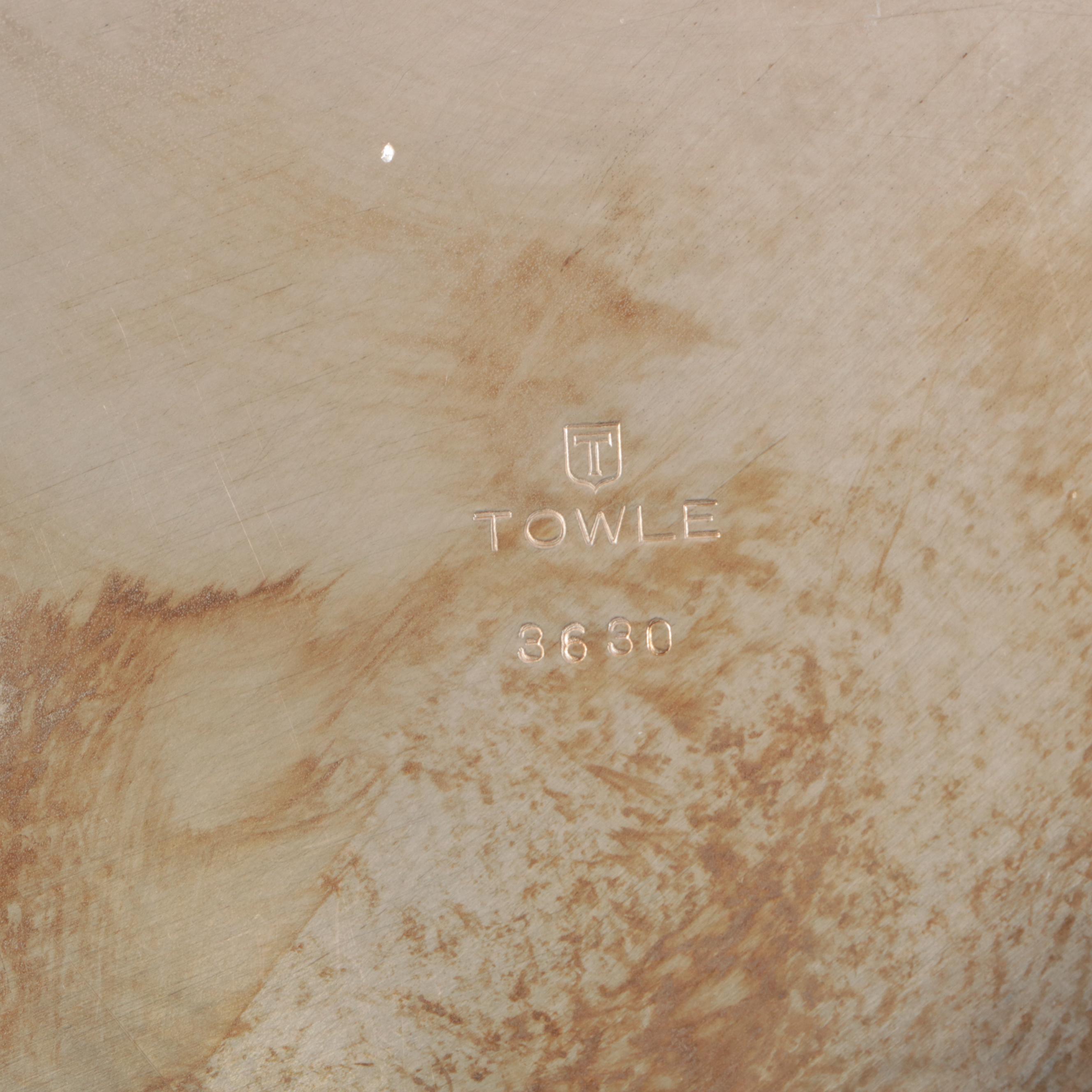 Towle with Reed & Barton and Other Silver Plate Serving Trays