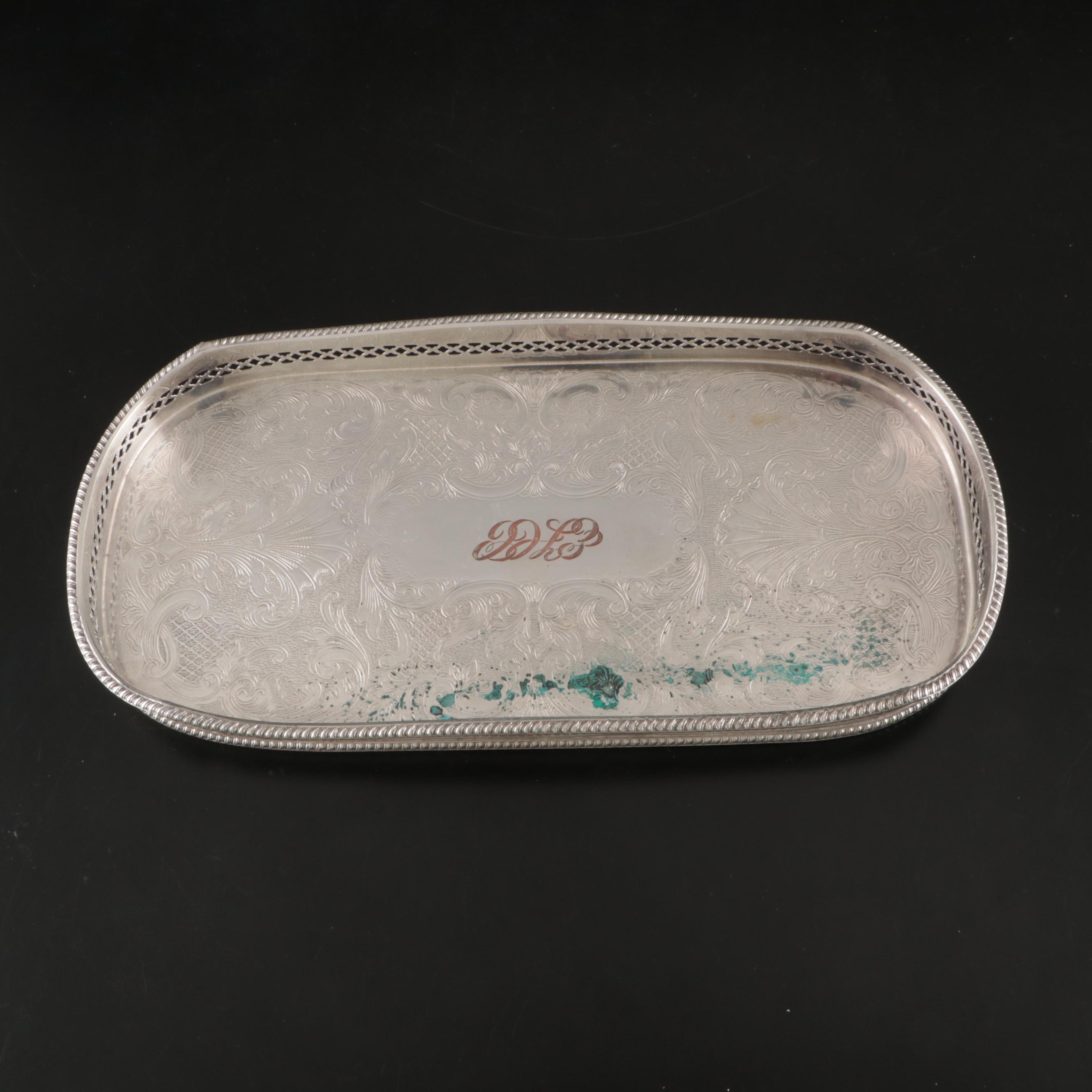 Towle with Reed & Barton and Other Silver Plate Serving Trays