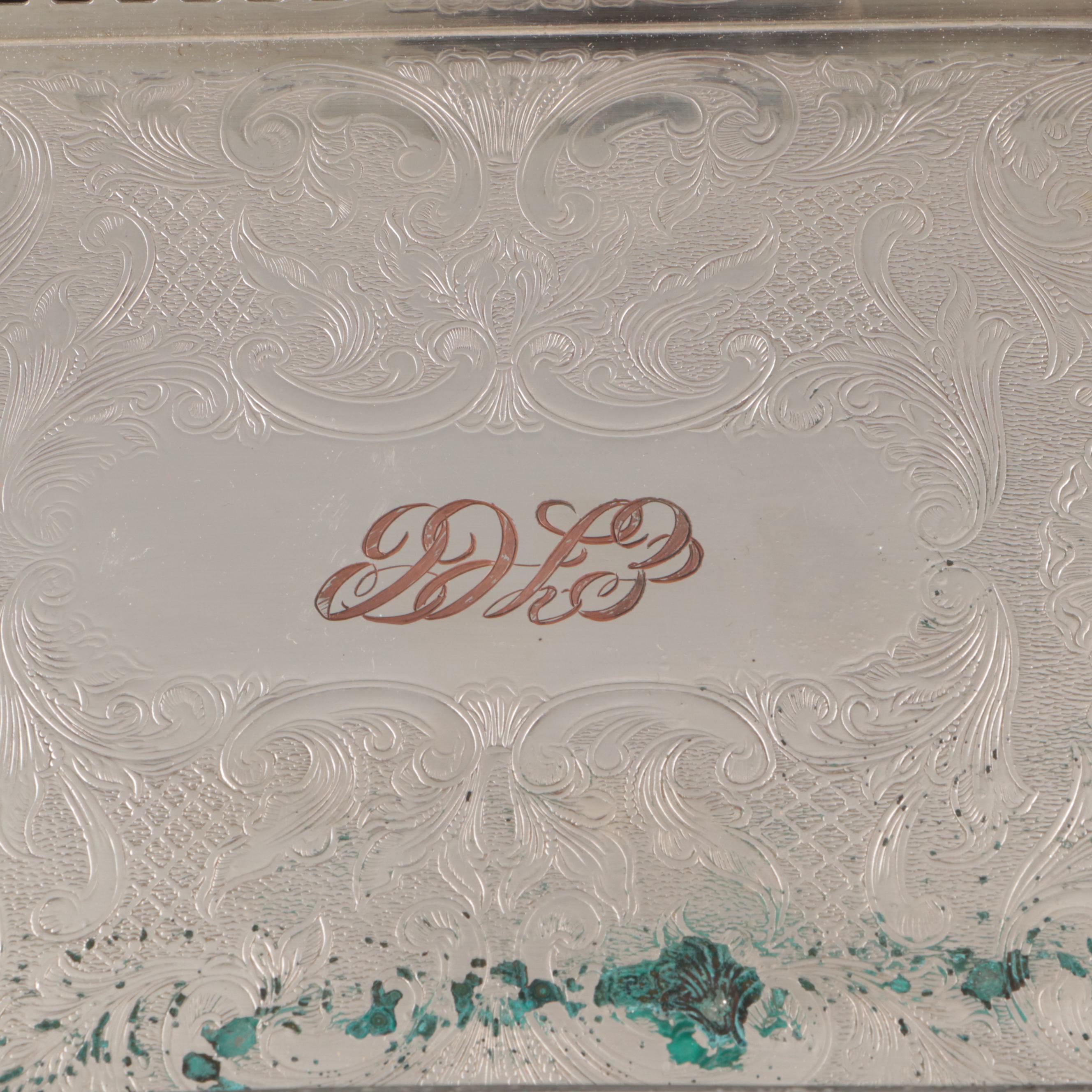 Towle with Reed & Barton and Other Silver Plate Serving Trays