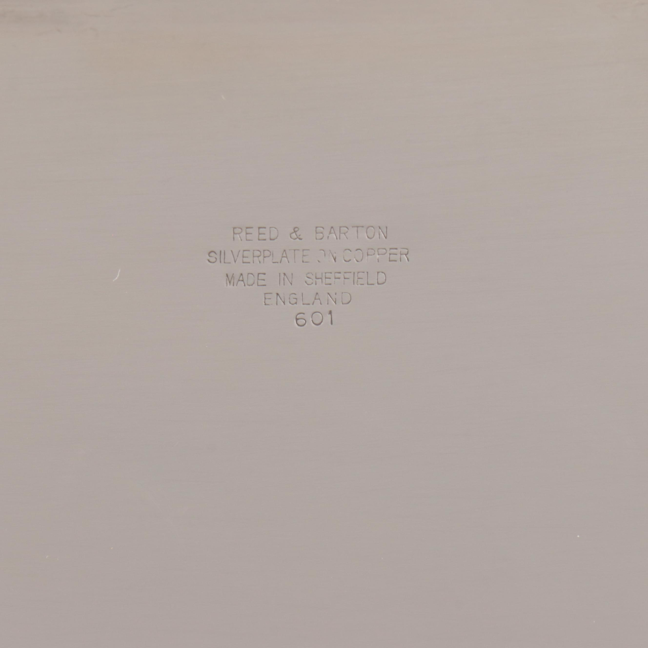 Towle with Reed & Barton and Other Silver Plate Serving Trays