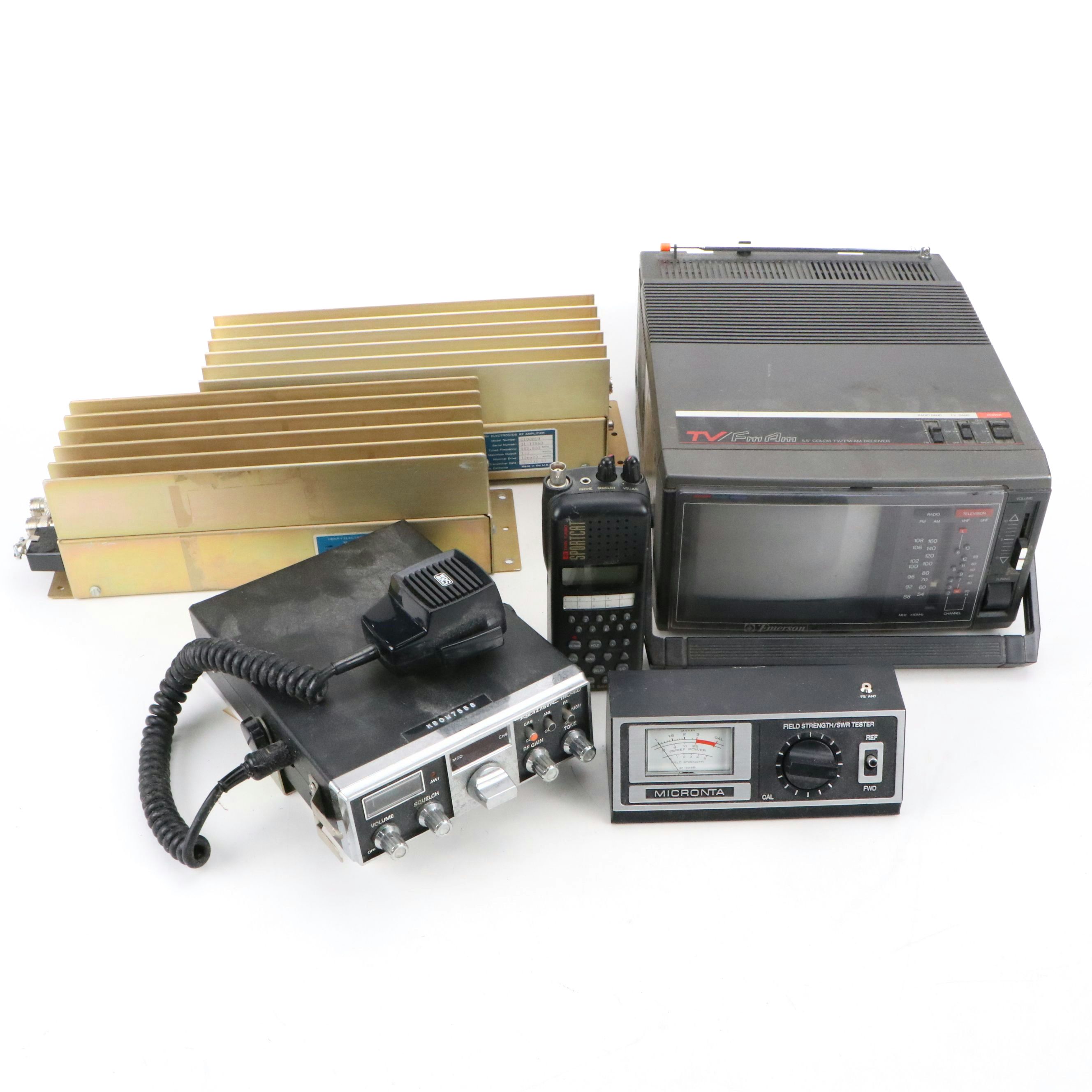 Realistic TRC-427 CB Radio with TV Receiver and More