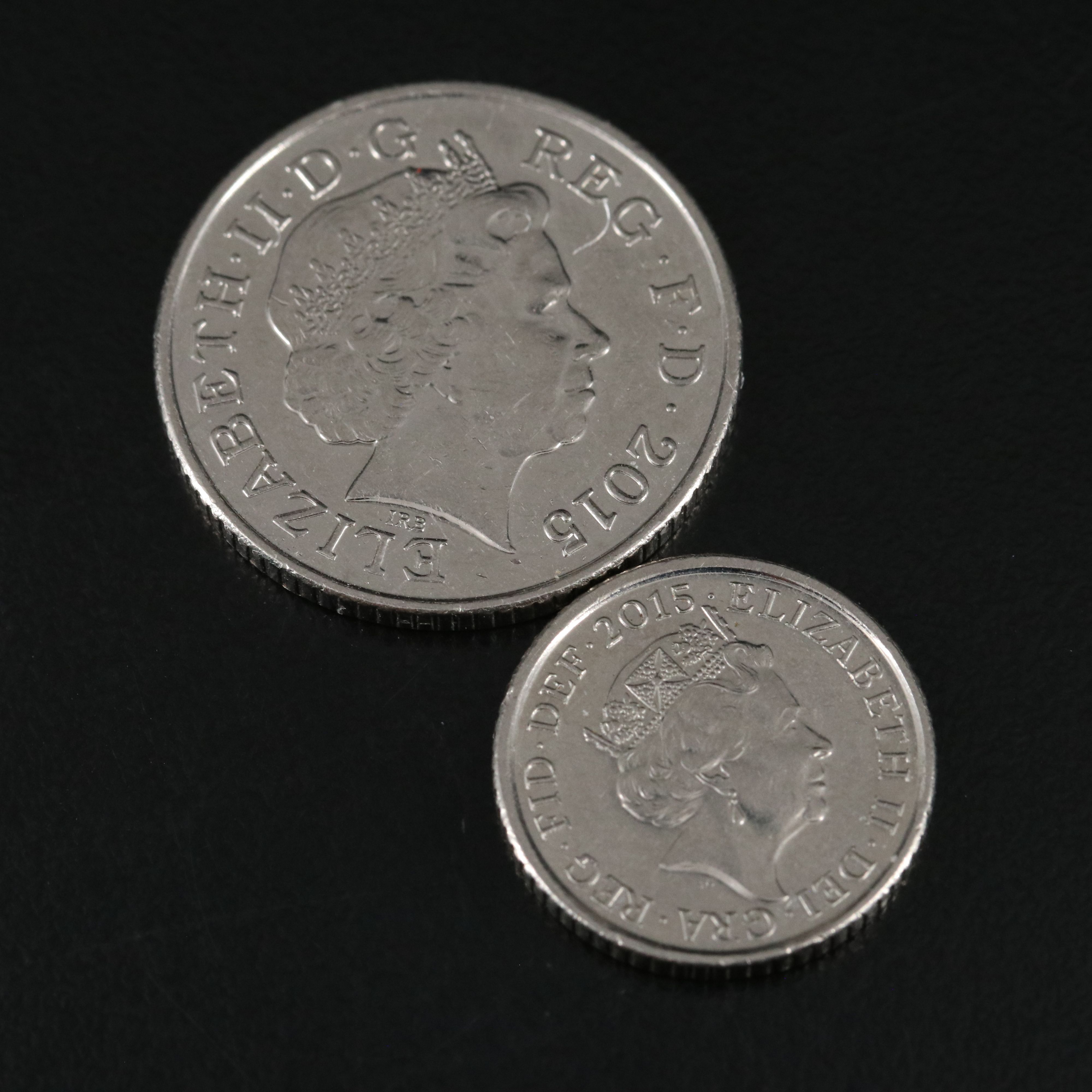 Five British Coins