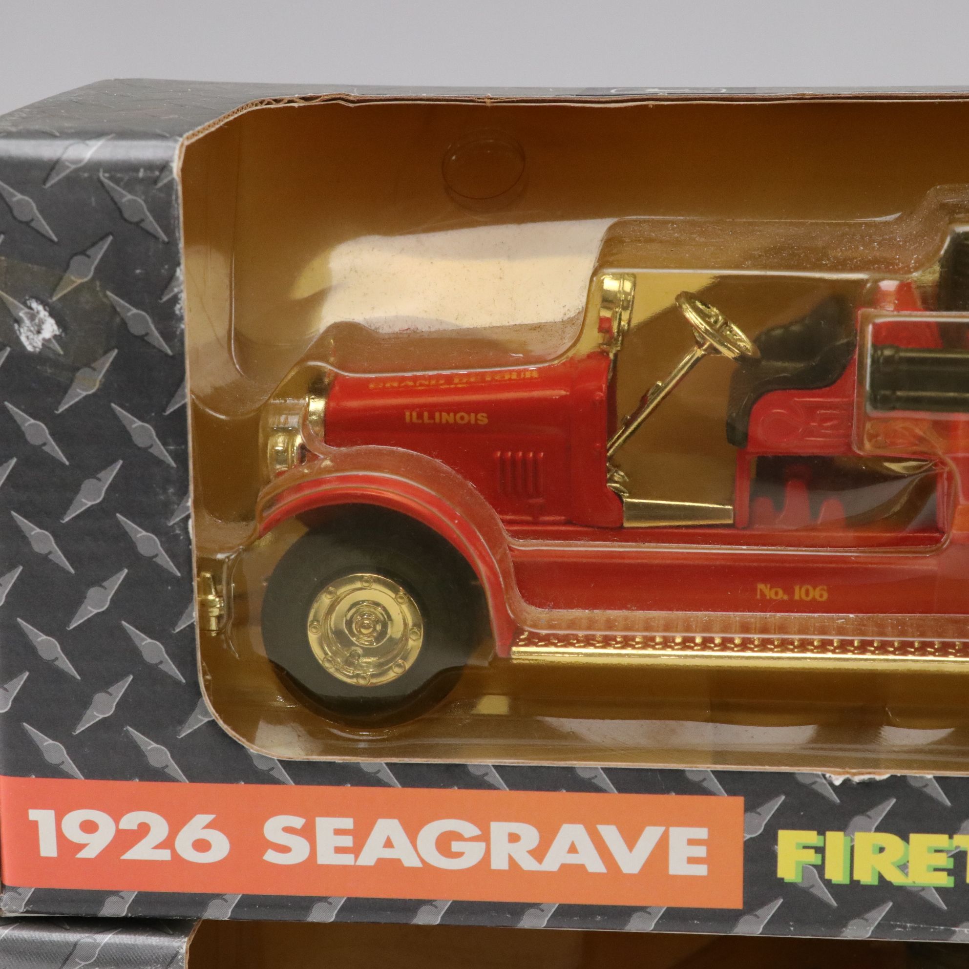 Hallmark Disney Christmas Musical Train Set 2000 with John Deere Firetruck Bank