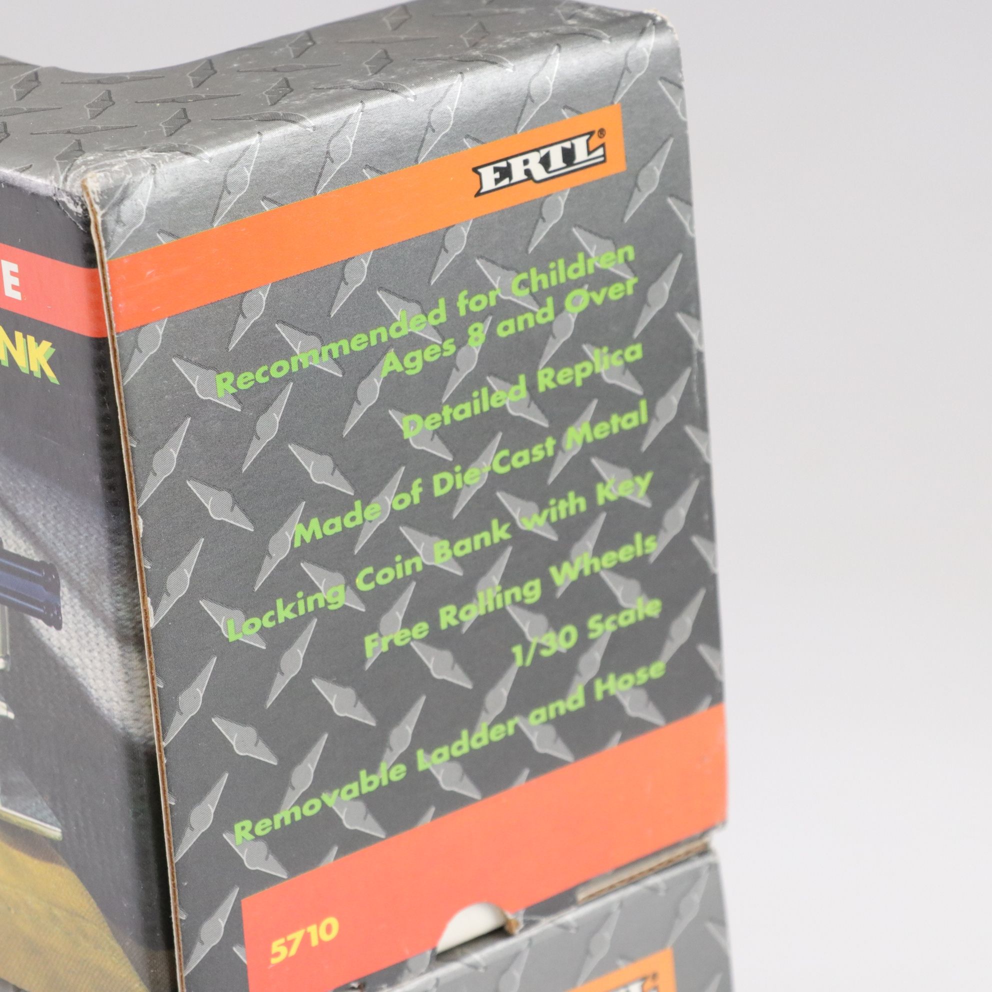 Hallmark Disney Christmas Musical Train Set 2000 with John Deere Firetruck Bank