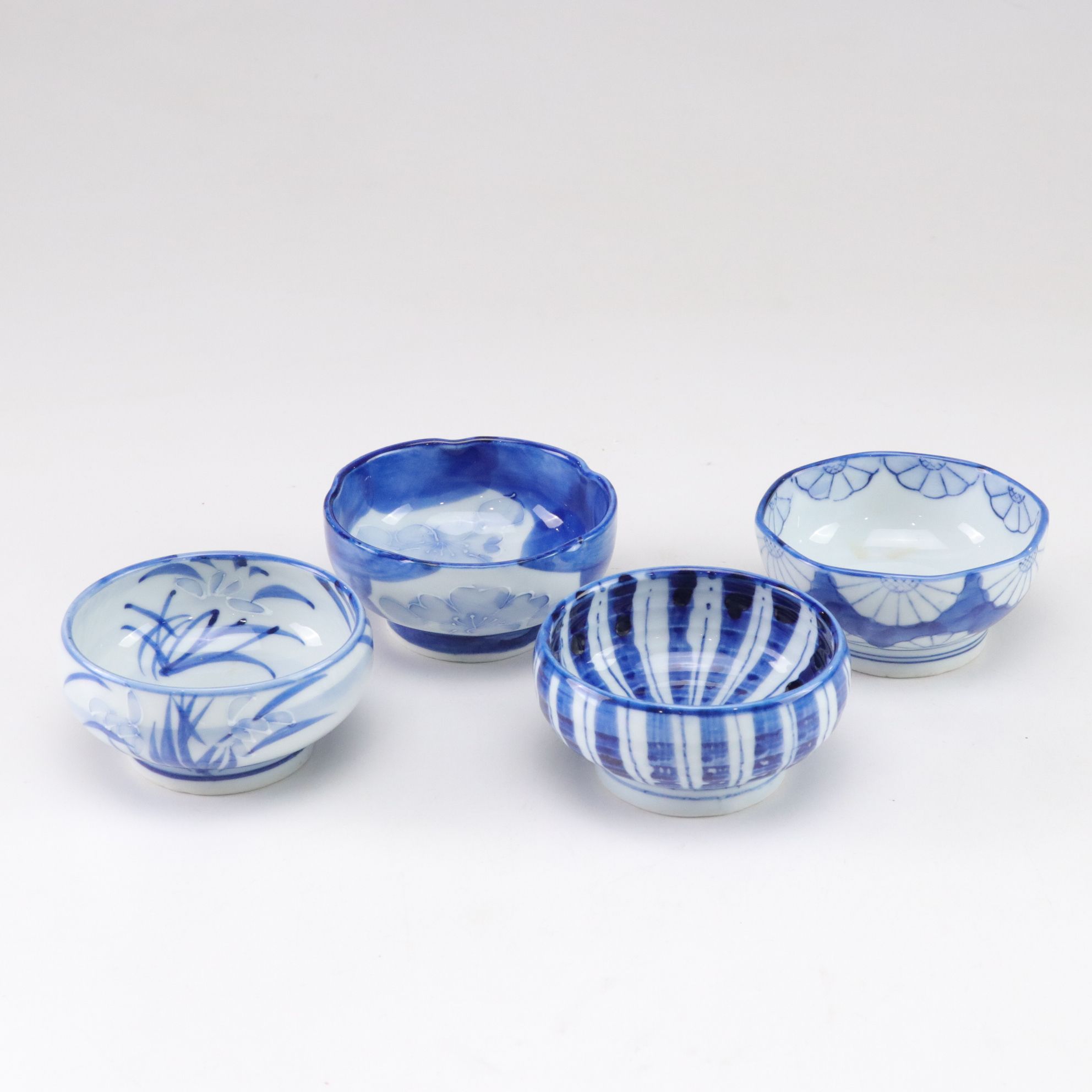 Japanese Porcelain Bowls and Sauce Dishes