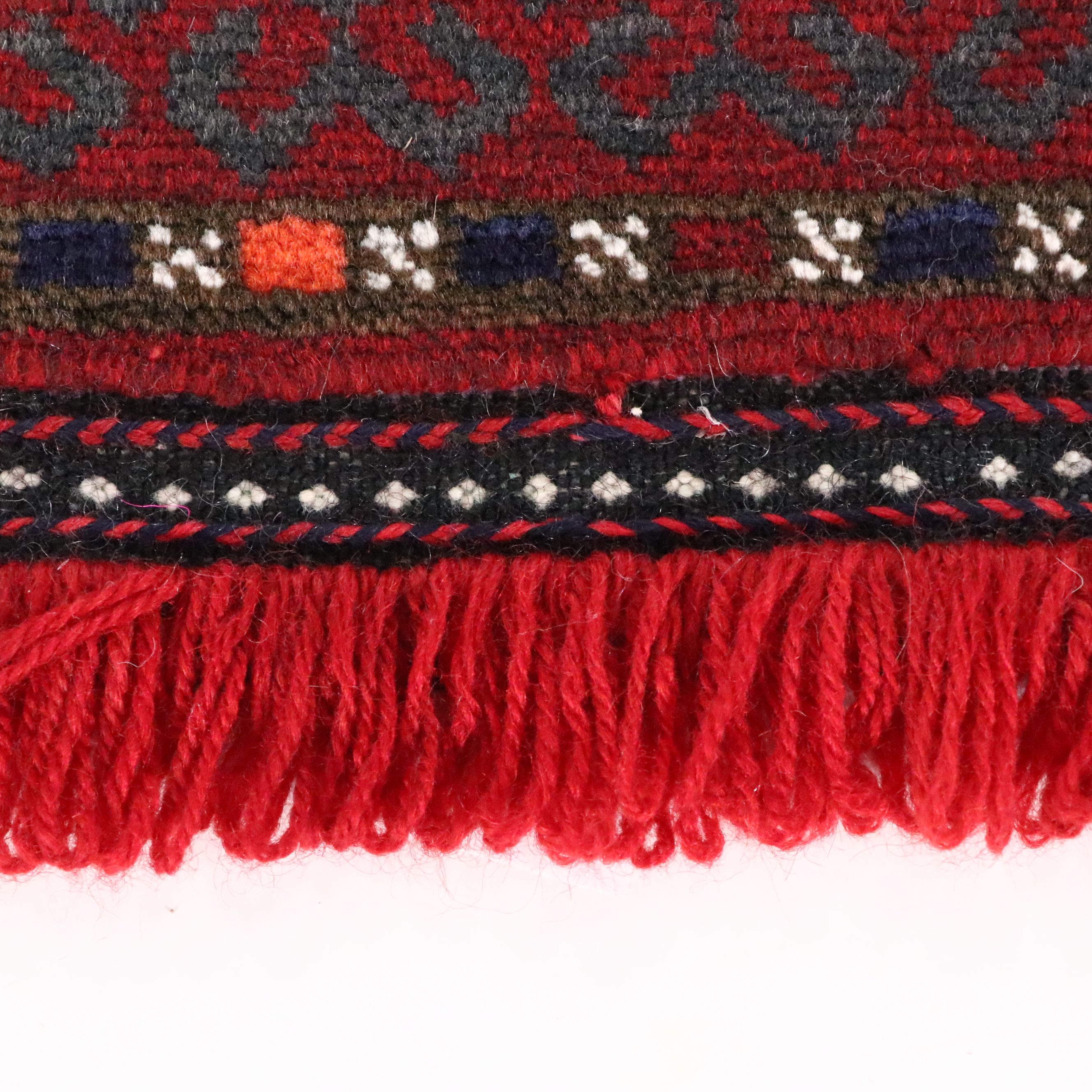 2'11 x 3'11 Hand-Knotted Afghan Baluch Balisht Bag Pillow Cover