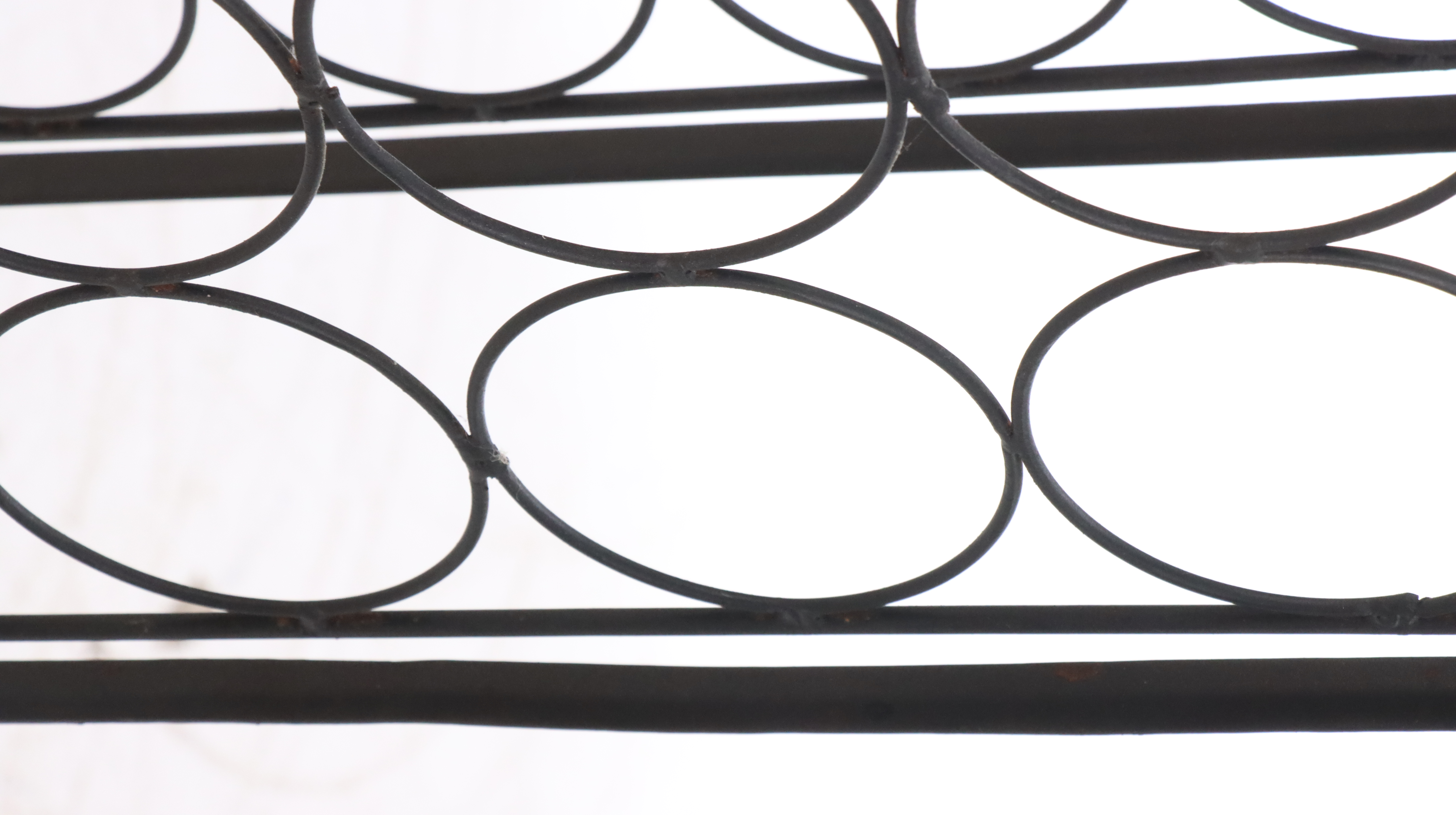 Scrolled Metal Wine Cage