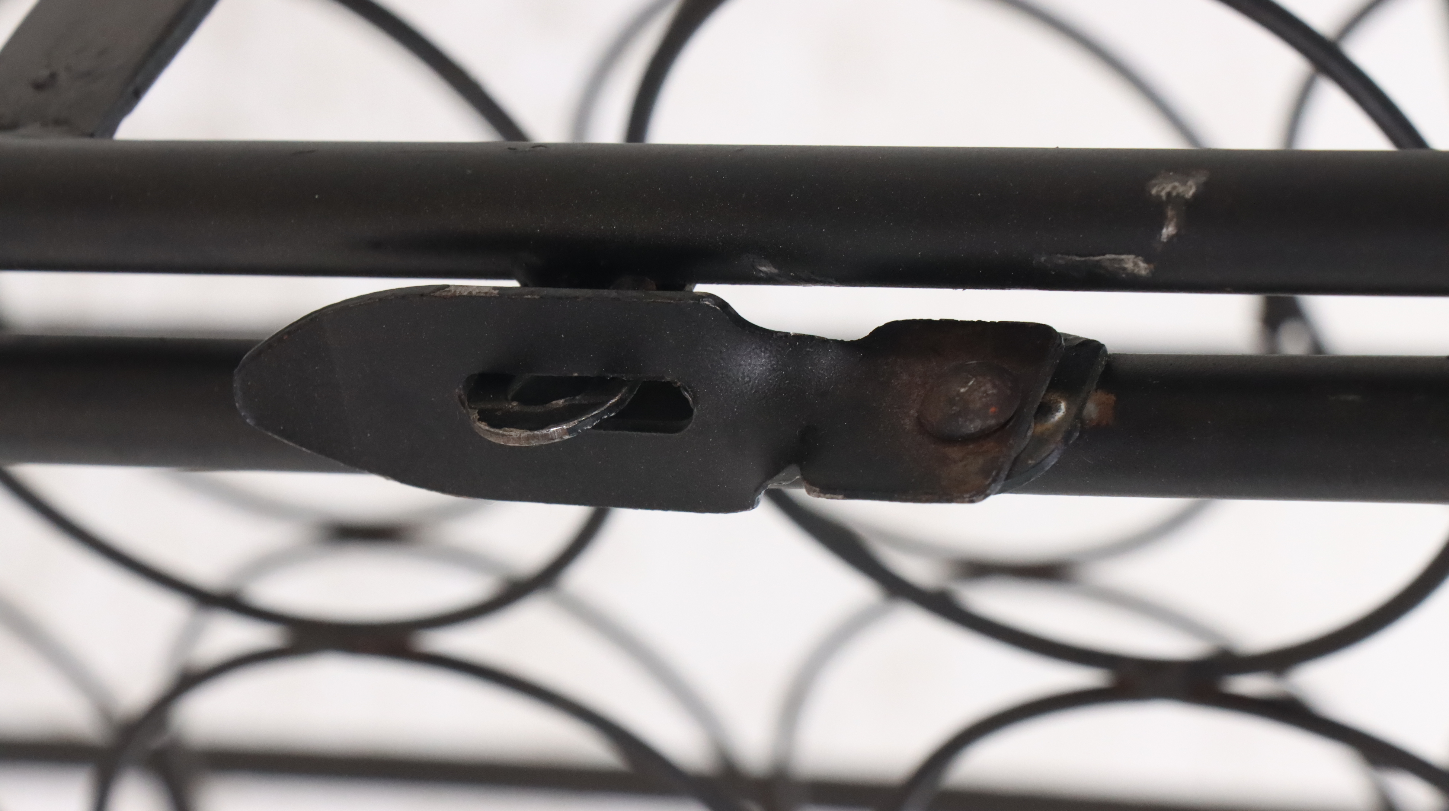 Scrolled Metal Wine Cage