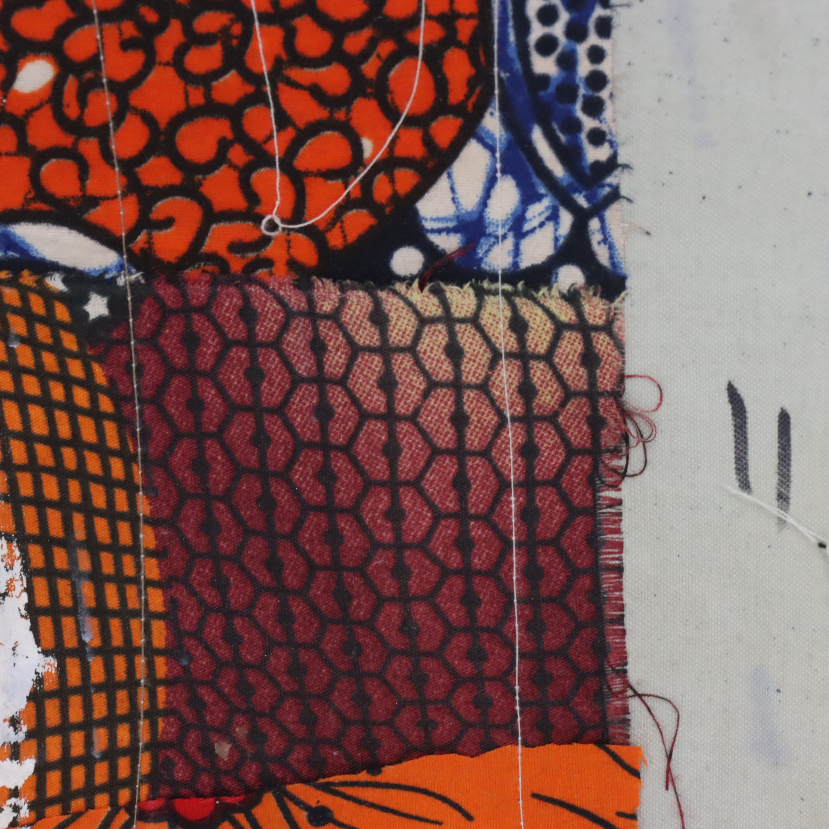 Abiola Idowu Stylized Collage Portrait "Hope Alive," 2024