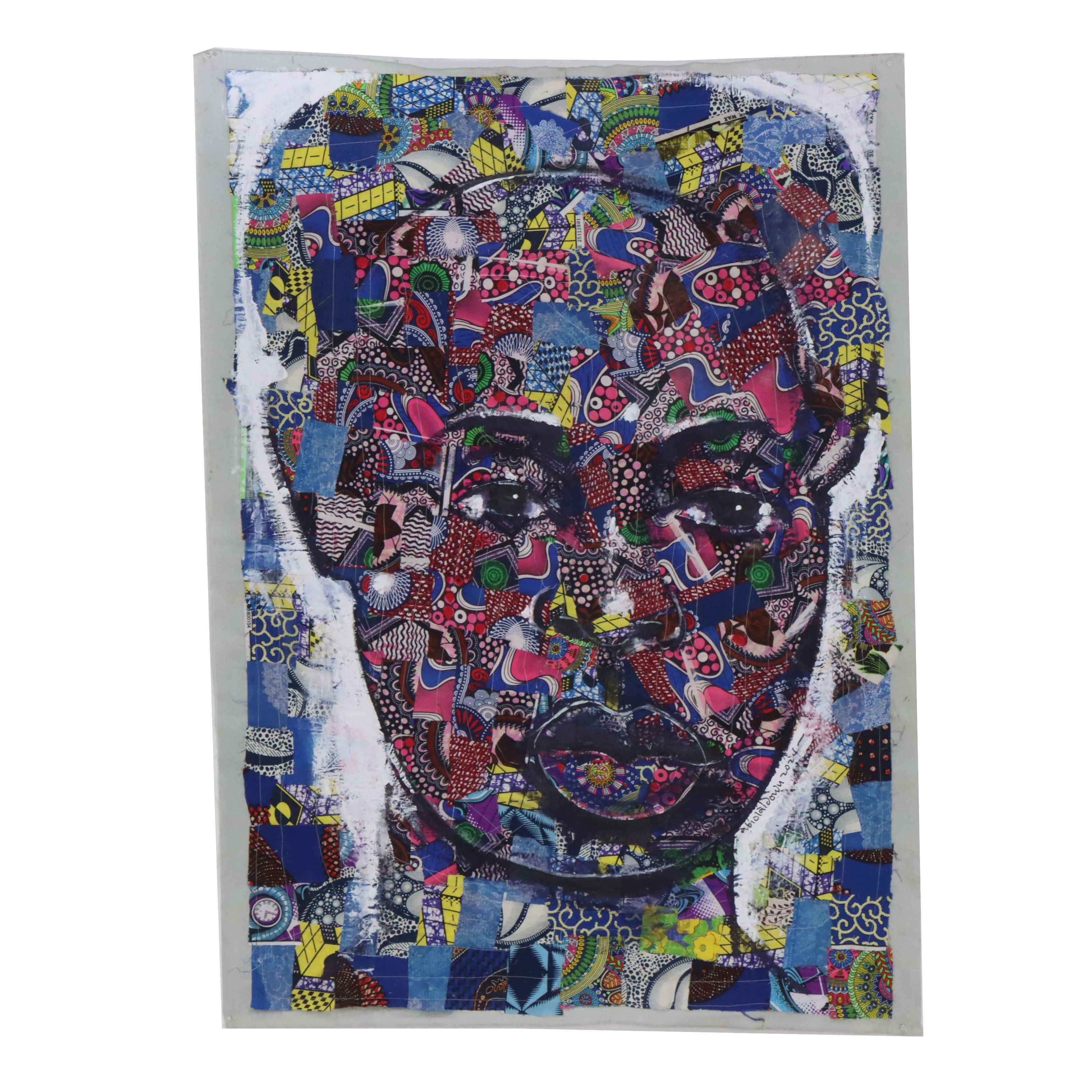 Abiola Idowu Stylized Collage Portrait "Success," 2024