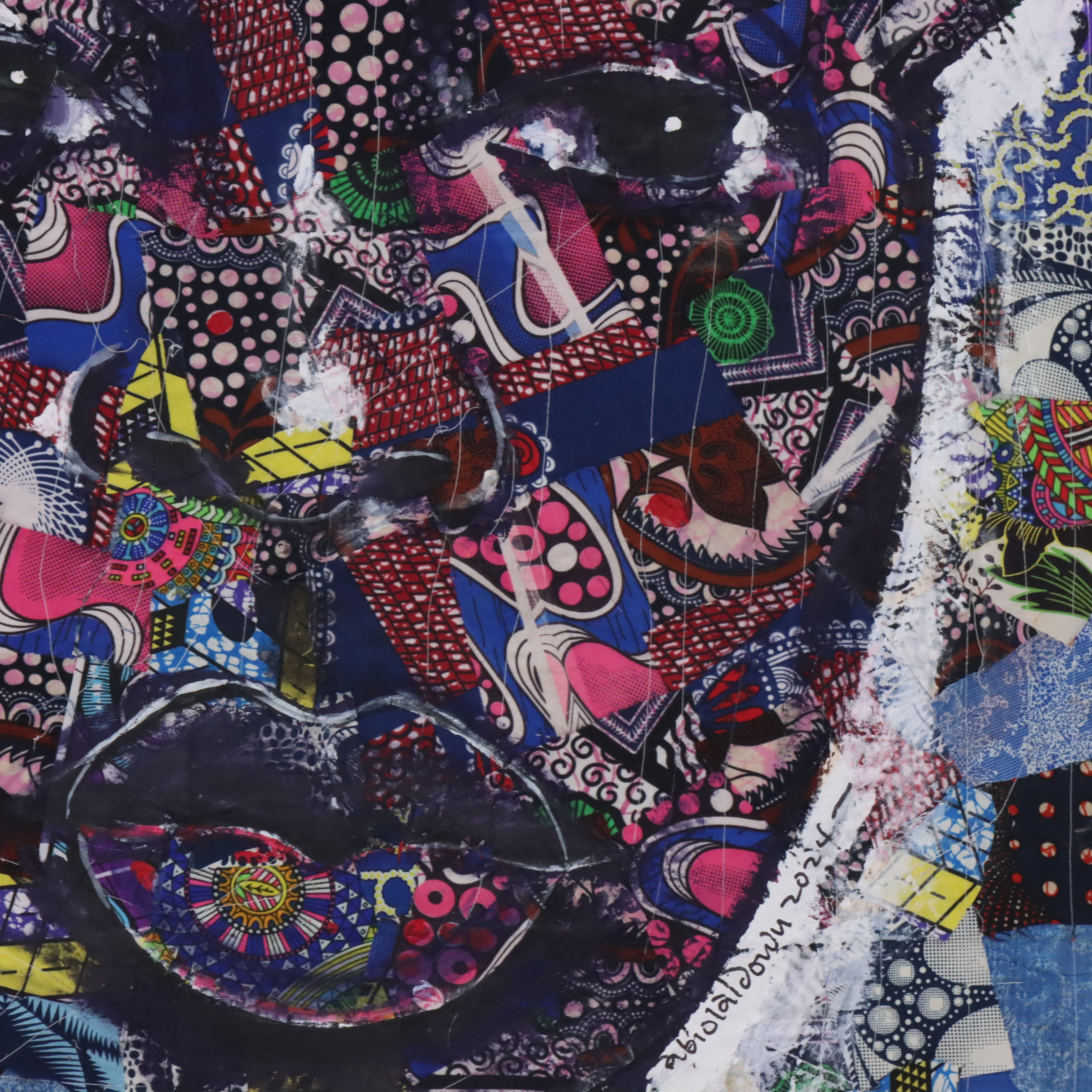 Abiola Idowu Stylized Collage Portrait "Success," 2024