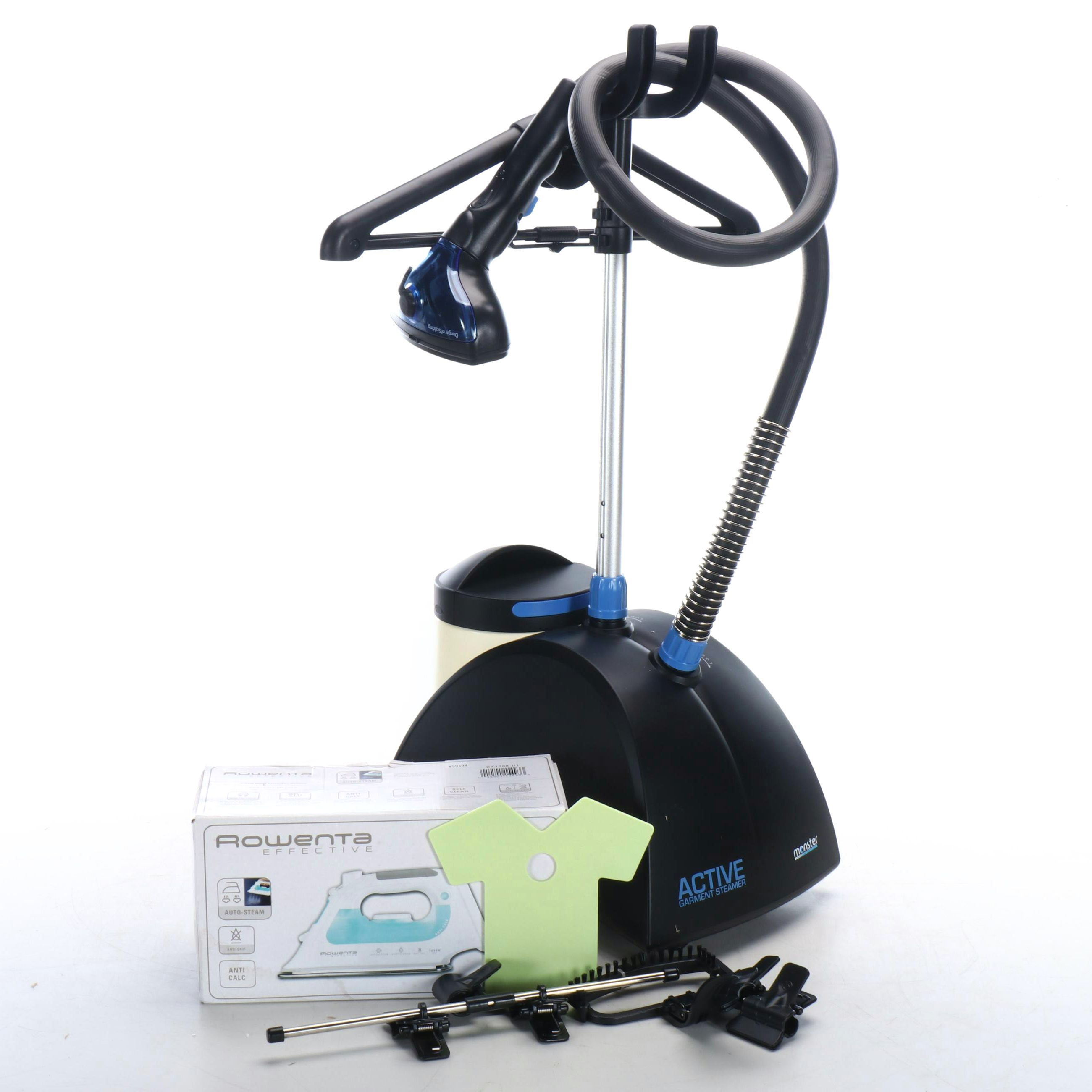 Active Garment Steamer with Rowenta Clothing Iron