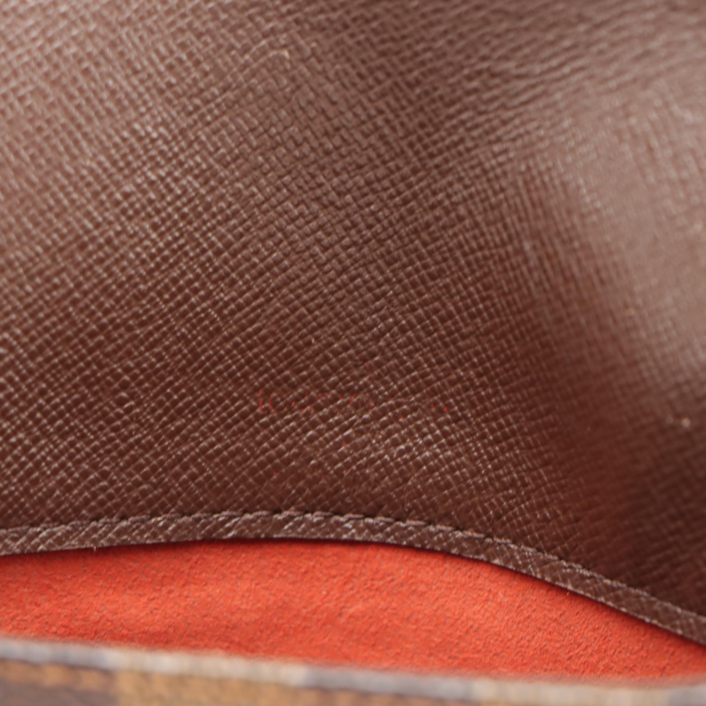 Louis Vuitton Salsa Bag in Damier Ebene Canvas and Brown Leather