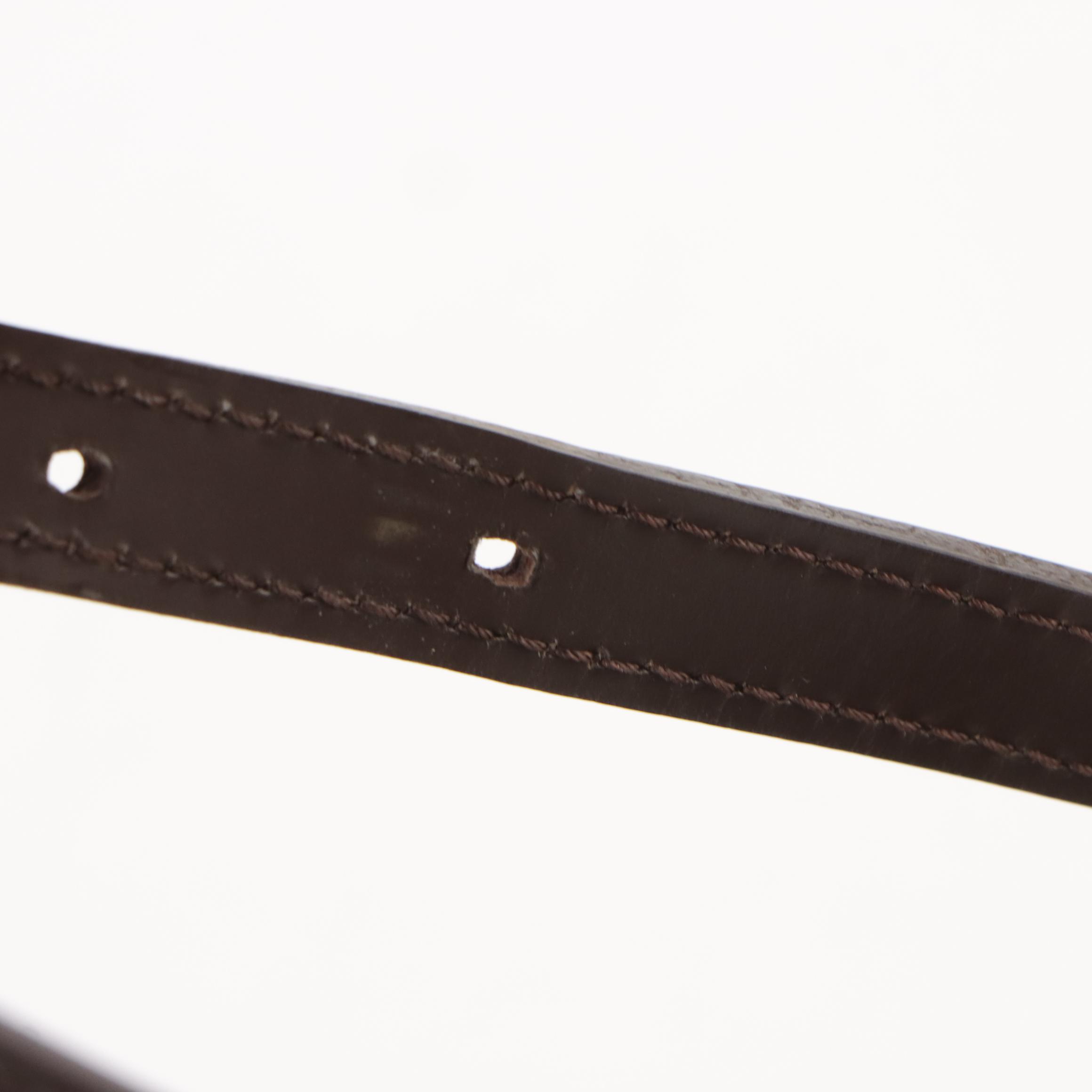 Louis Vuitton Salsa Bag in Damier Ebene Canvas and Brown Leather