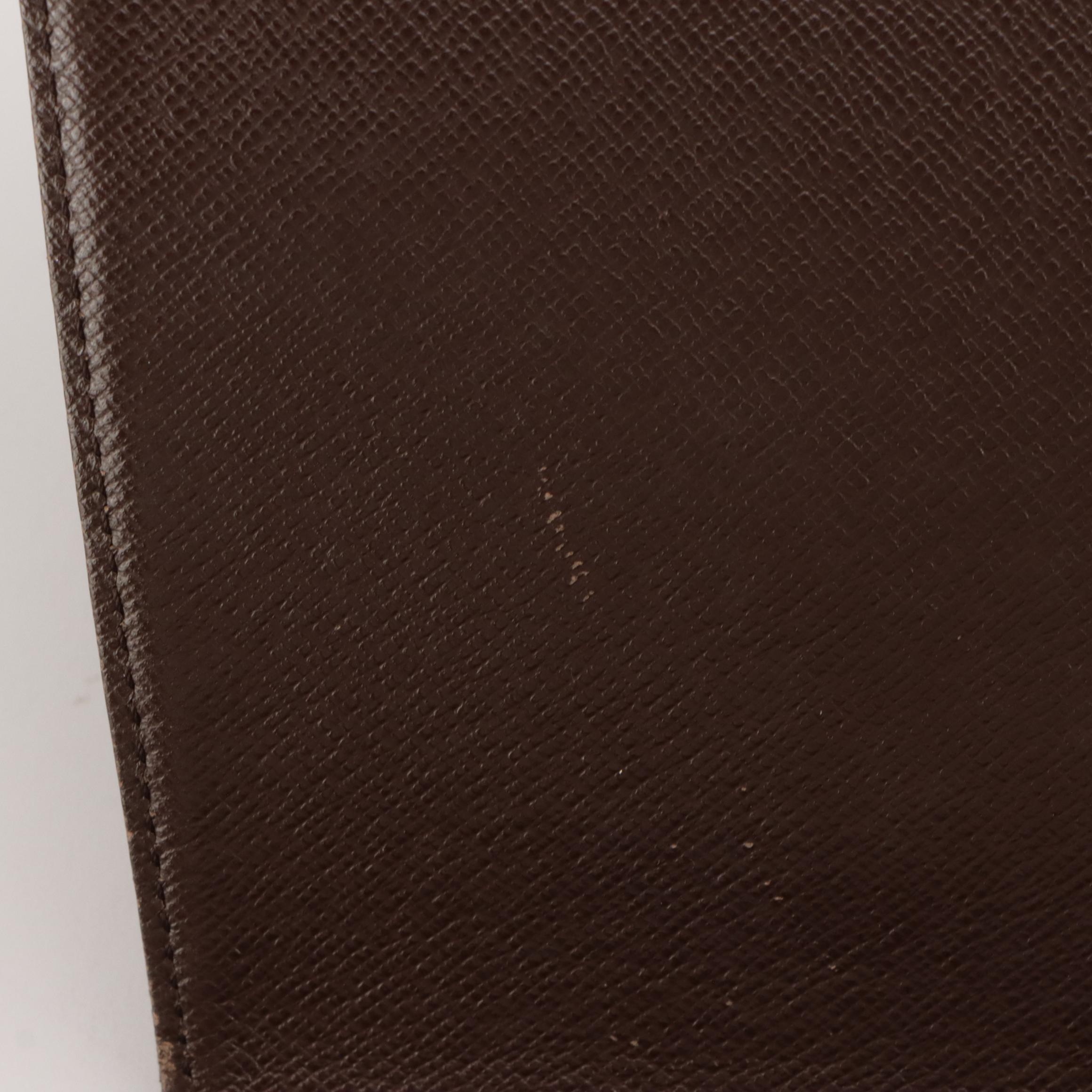 Louis Vuitton Salsa Bag in Damier Ebene Canvas and Brown Leather