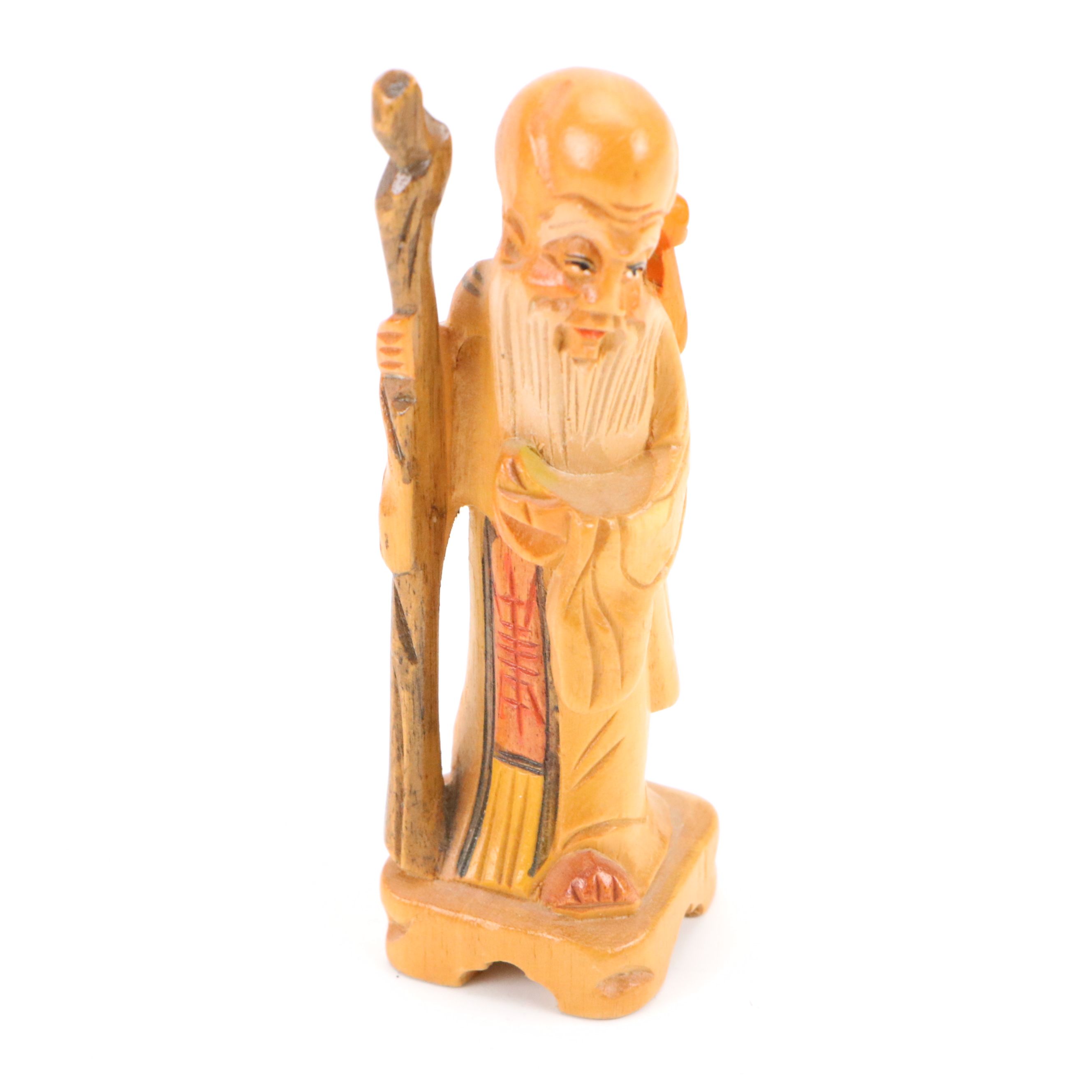 Anri and Other Carved Wood Figurines and Boxes