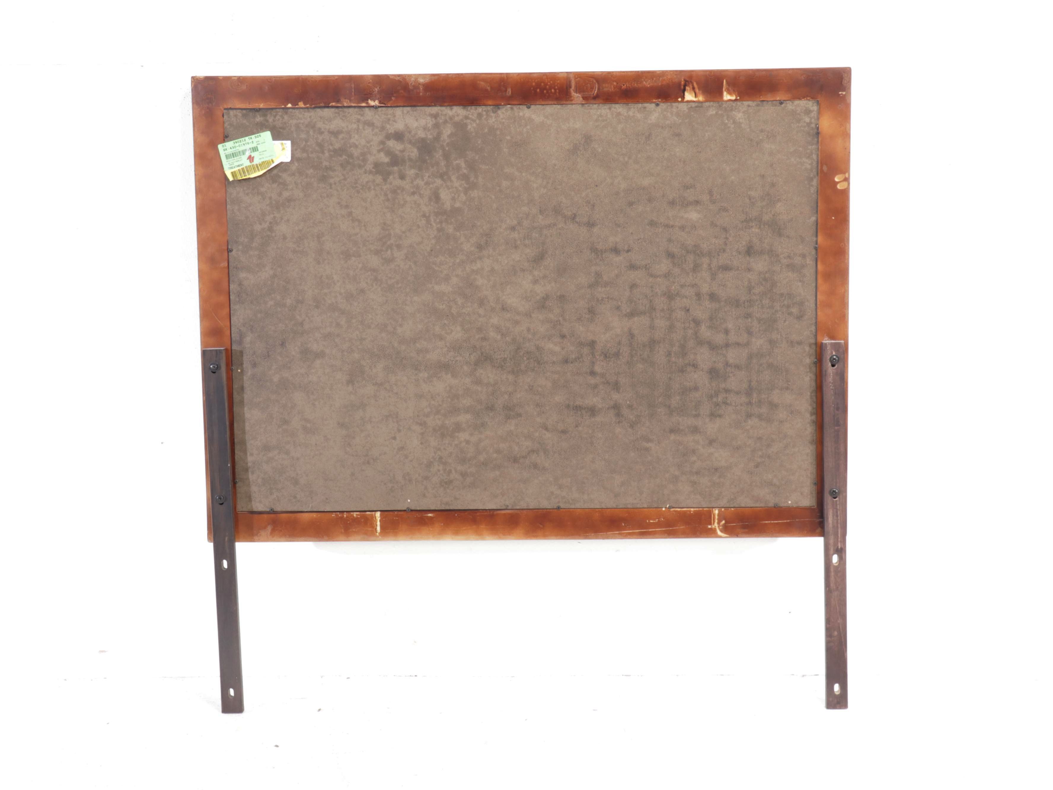 Klaussner Mahogany Finished Dresser and Mirror, 2011